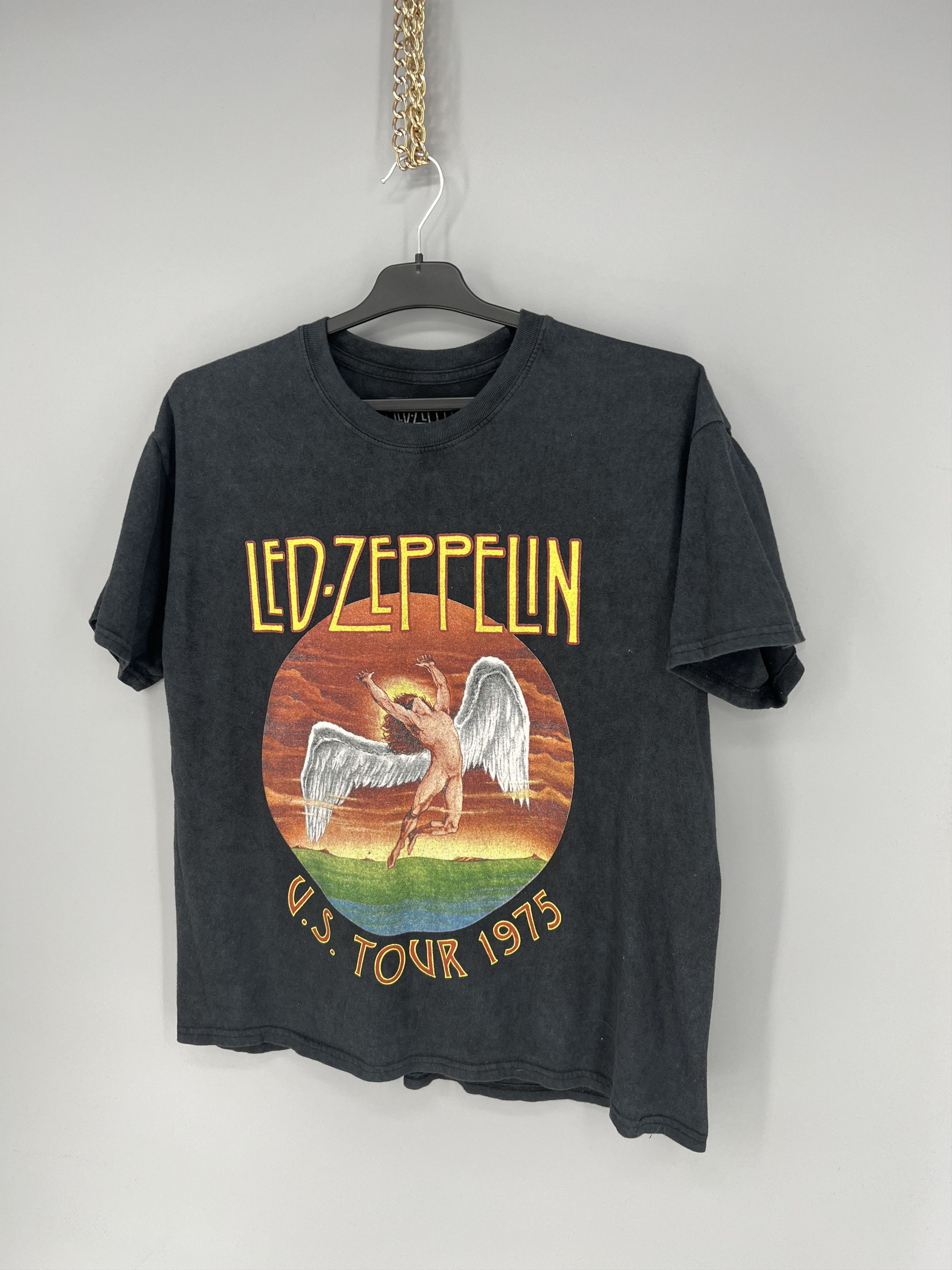 Band Tees Vintage Y2K 00s Led Zeppelin U.S. Tour 1975 Band T-Shirt Size US M / EU 48-50 / 2 - 3 Thumbnail
