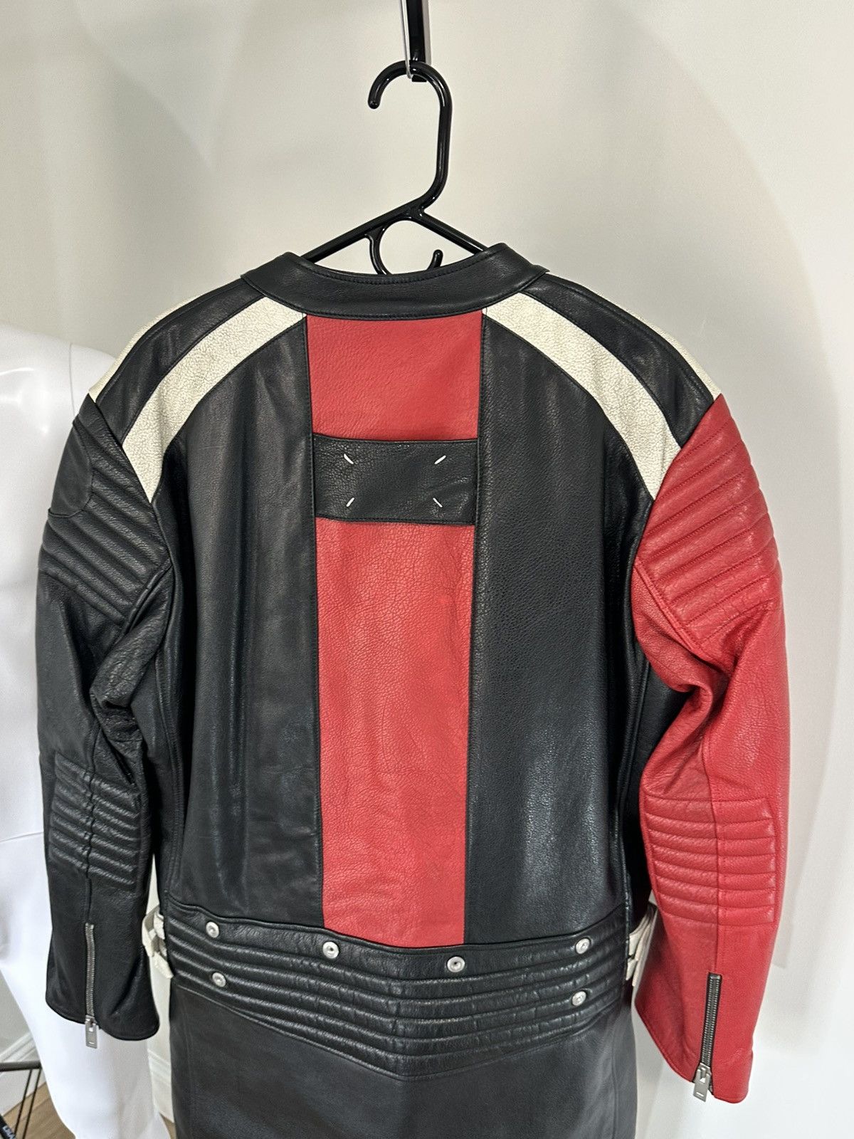 Maison Margiela Maison Margiela MM10 Runway Leather Biker Jacket Size US L / EU 52-54 / 3 - 13 Thumbnail