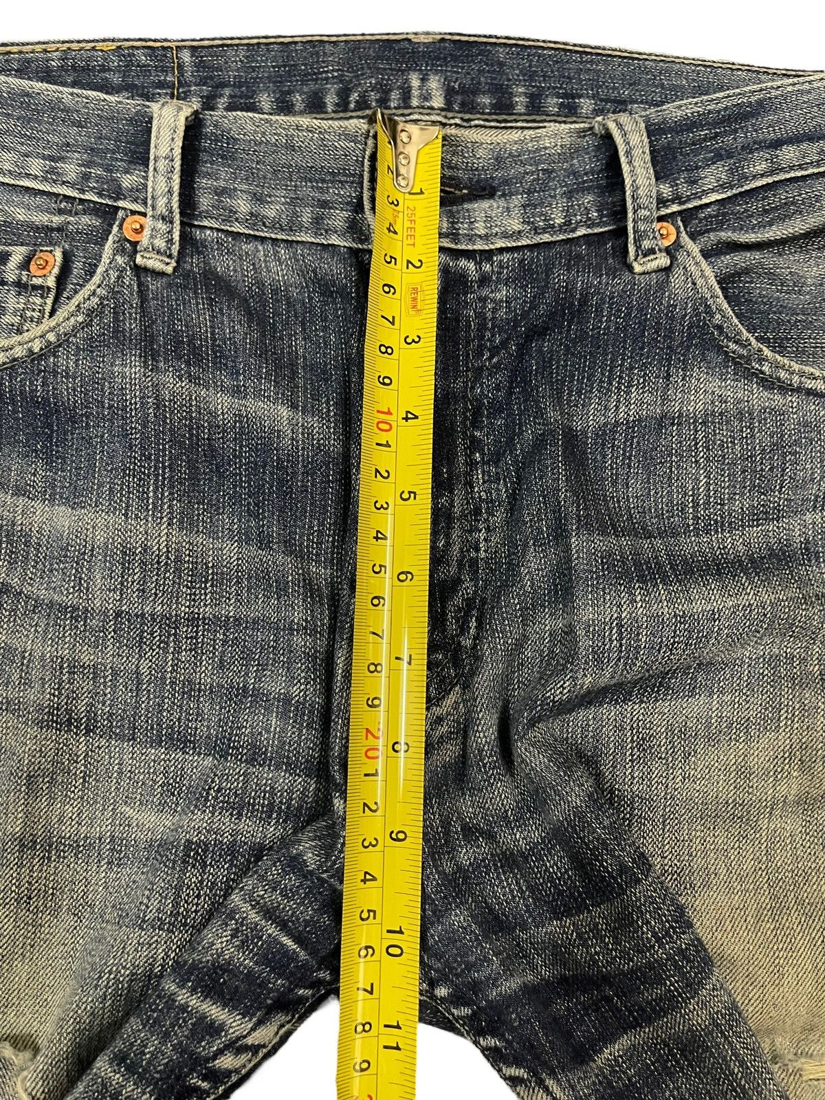 Levi's Vintage 90s Levis 505 Blue Wash Distressed Baggy Jeans Size US 32 / EU 48 - 14 Thumbnail