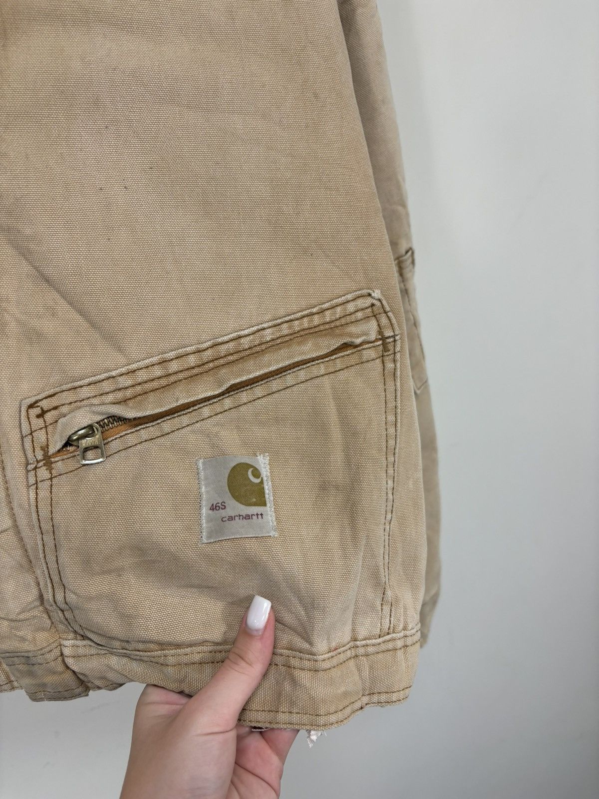 Carhartt Vintage 90s Carhartt Y2K Workwear Hype Boxy Cropped Jacket Size US L / EU 52-54 / 3 - 8 Thumbnail
