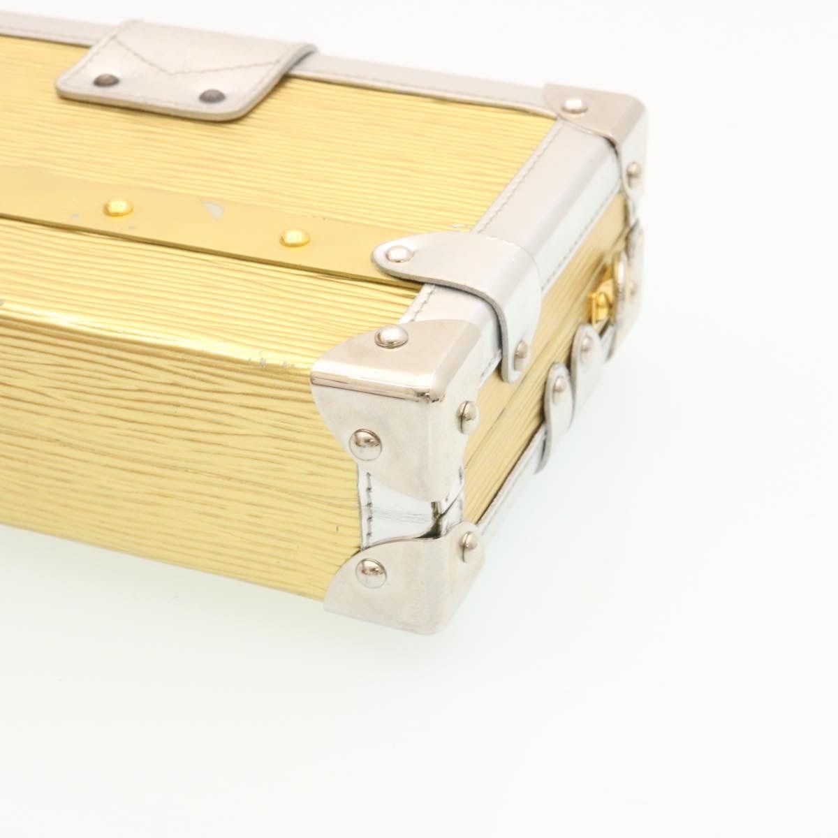 Louis Vuitton LOUIS VUITTON Epi Petite Mar Shoulder Bag Silver Gold M54652 Size ONE SIZE - 7 Thumbnail