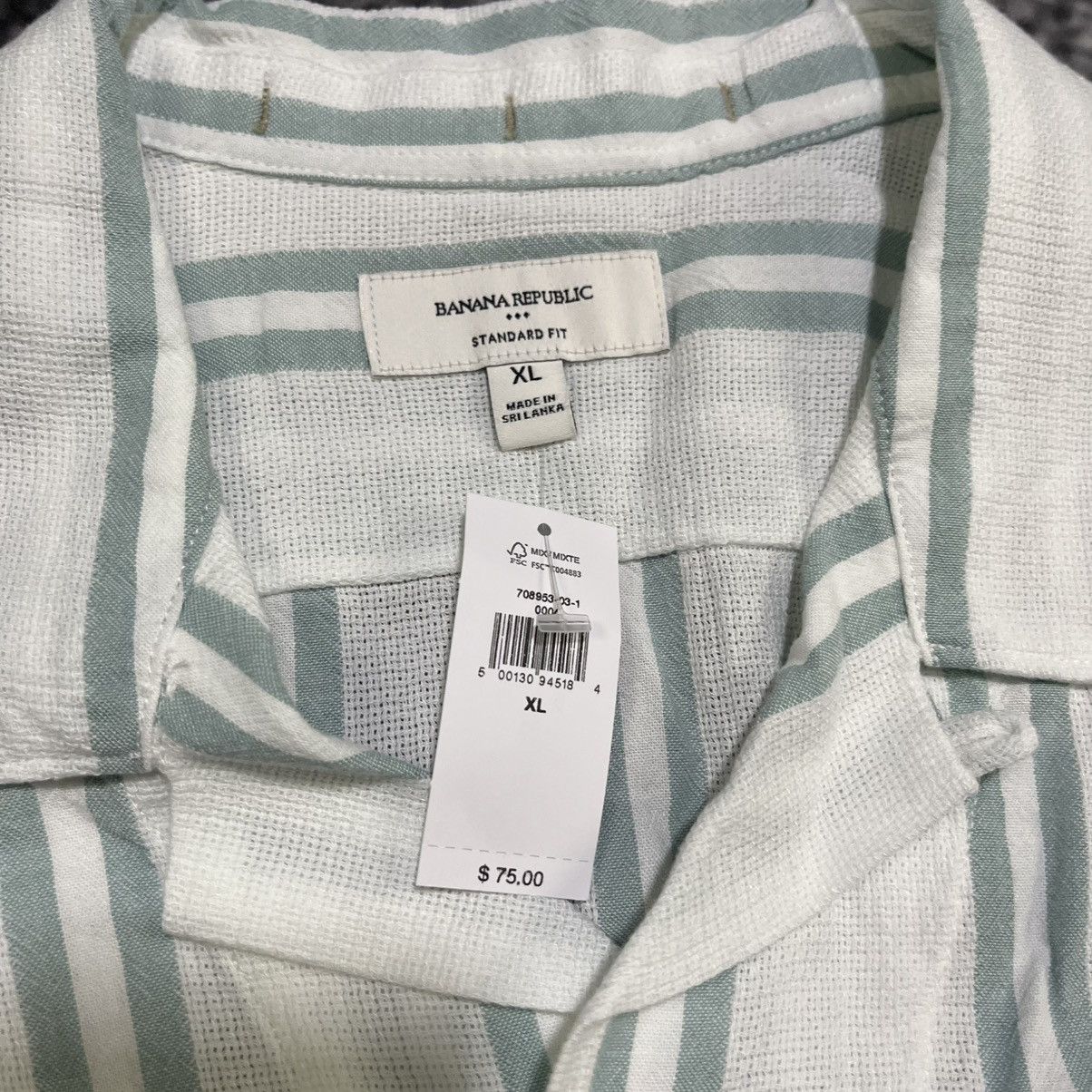 Banana Republic Banana Republic Striped Button Up Shirt Short Sleeve XL NEW Size US XL / EU 56 / 4 - 7 Thumbnail