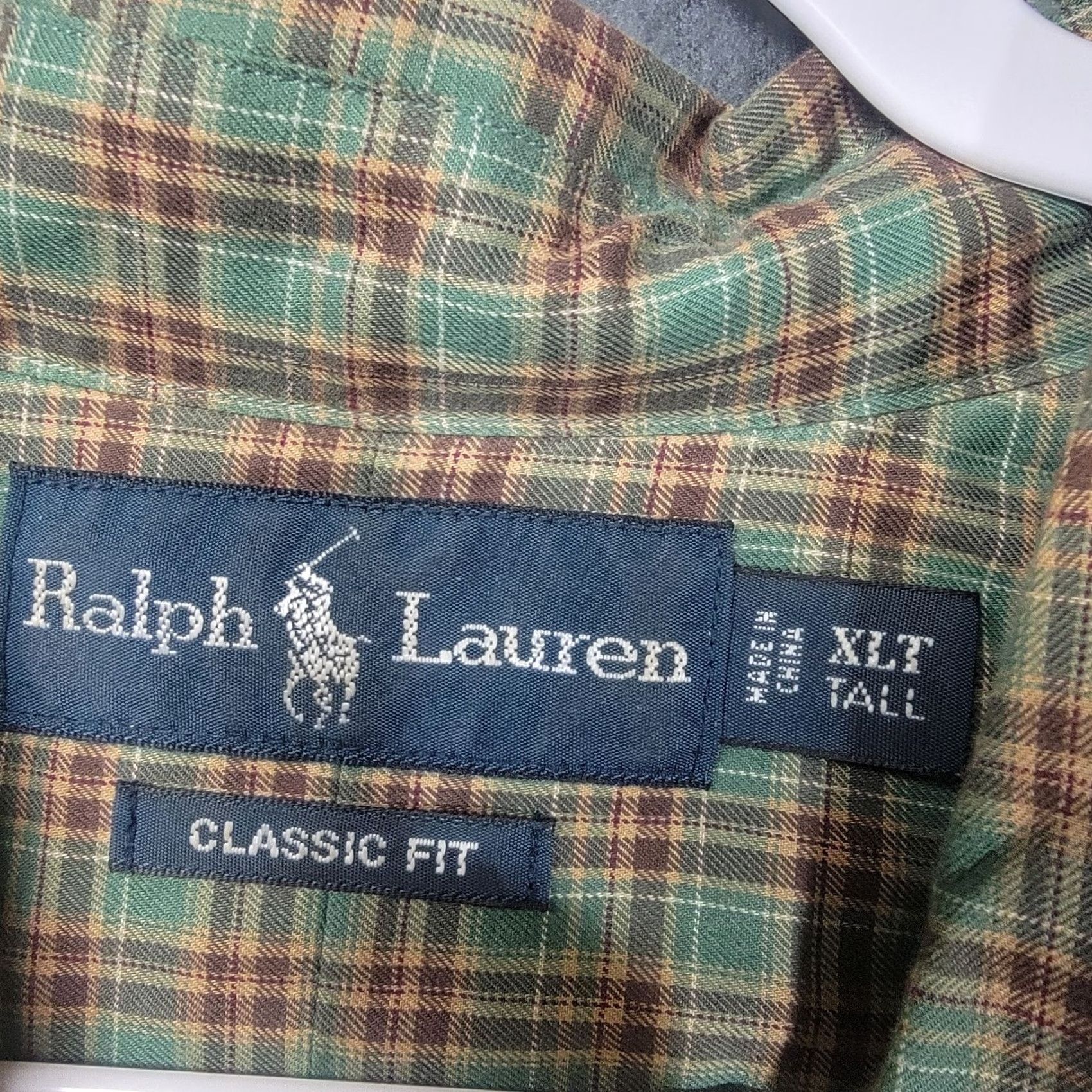 Ralph Lauren Ralph Lauren Men's Classic Fit Plaid Button-Down Shirt XLT Tall Preppy Shirt Size US XL / EU 56 / 4 - 2 Thumbnail