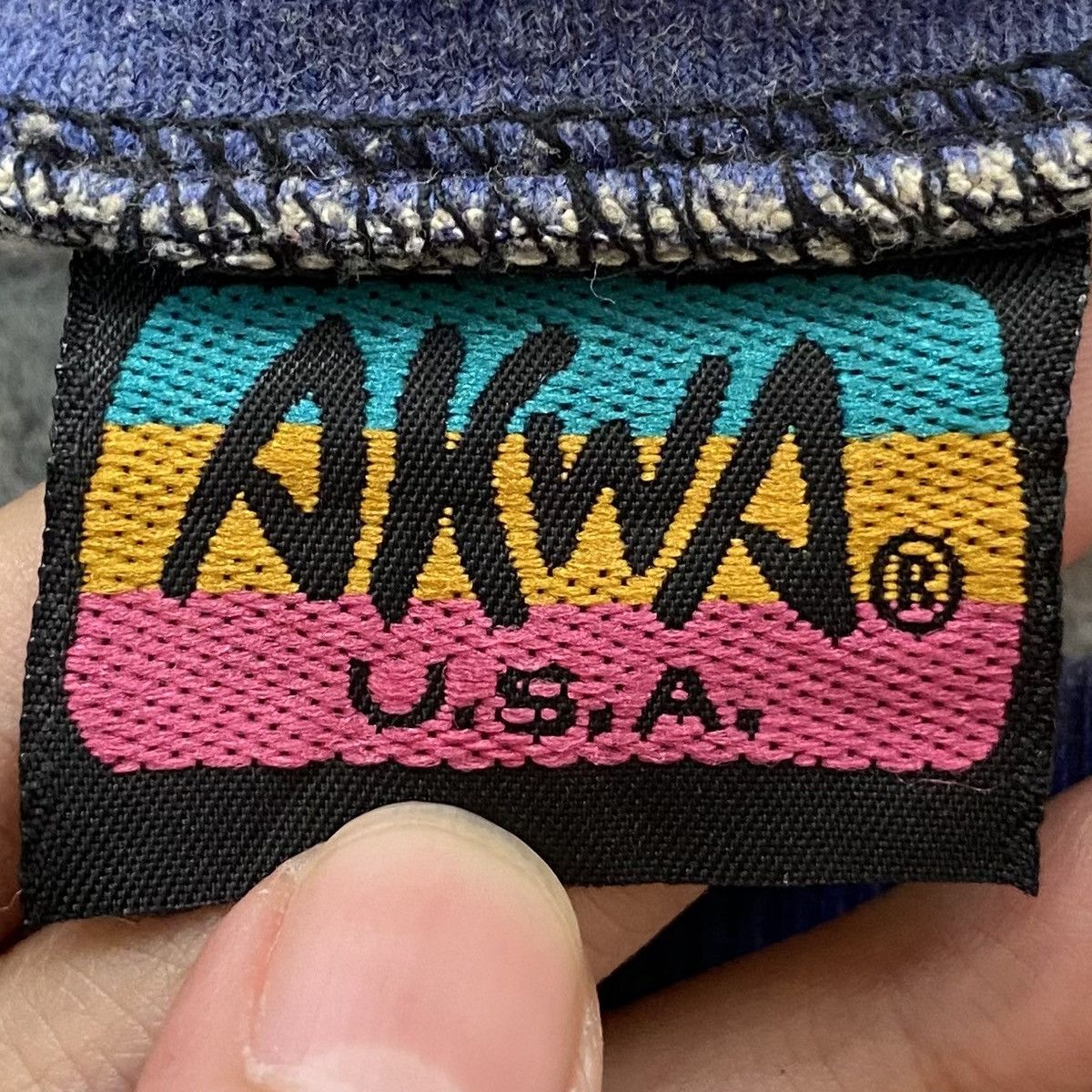 Vintage Vintage Brand Akwa Made In Usa Sweatshirt 1990s Size US M / EU 48-50 / 2 - 9 Thumbnail