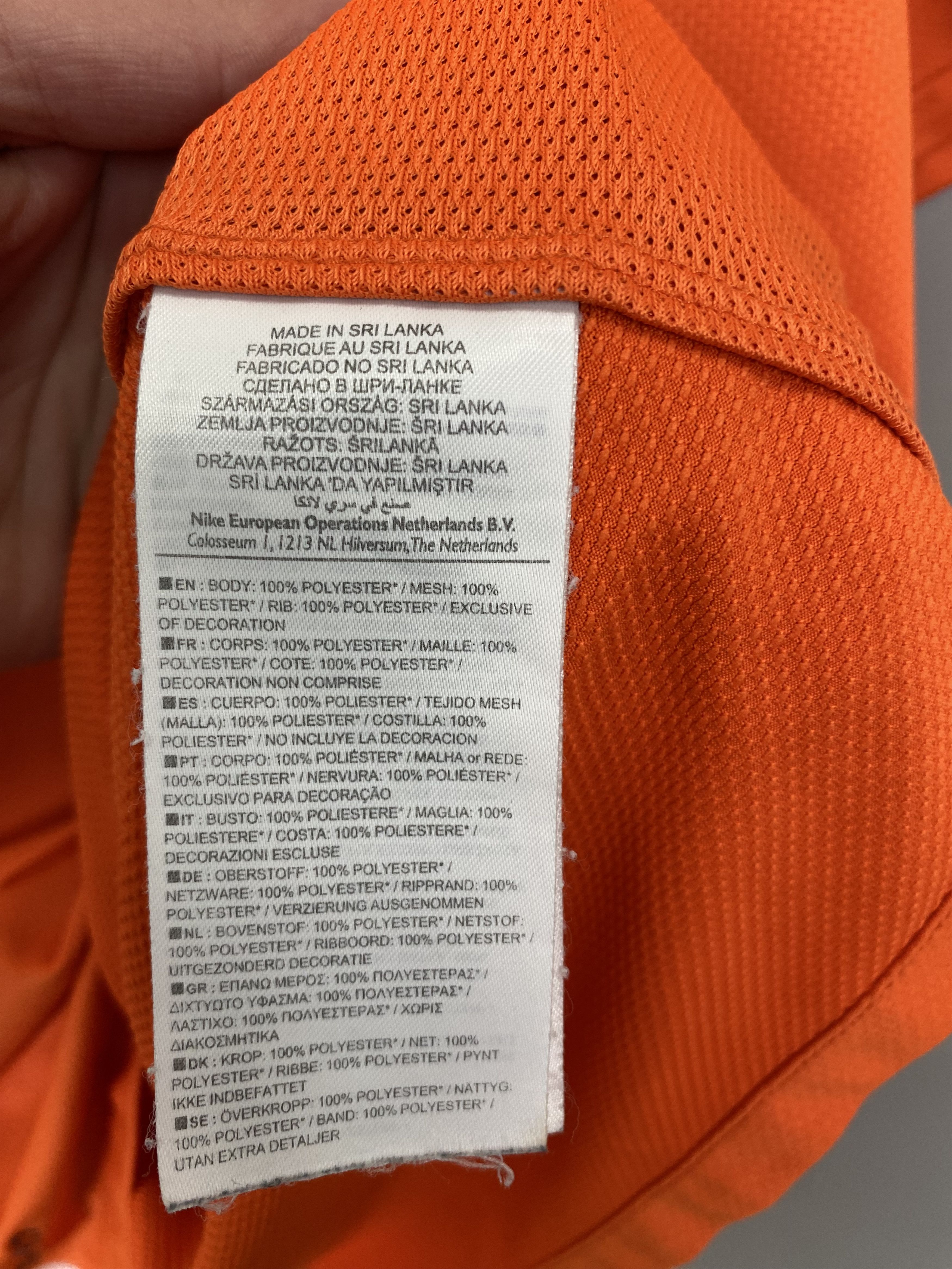 Nike Netherlands 2010 Team Football Soccer Home Jersey Kit Nike Size US L / EU 52-54 / 3 - 8 Thumbnail