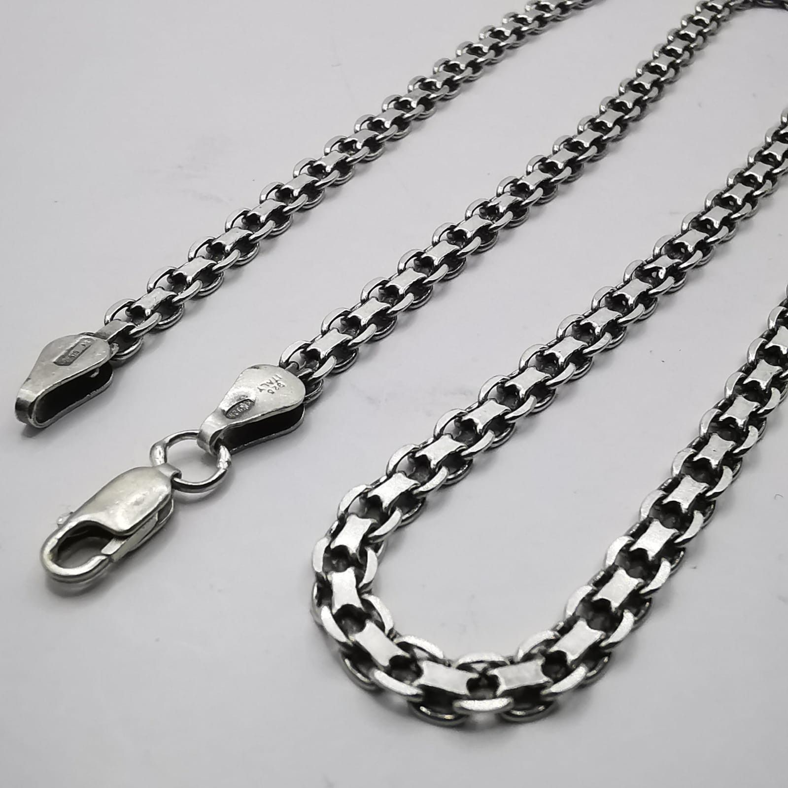 Vintage Vintage Fine Jewelry Chain, 925 Sterling Silver, Signed Size ONE SIZE - 2 Thumbnail
