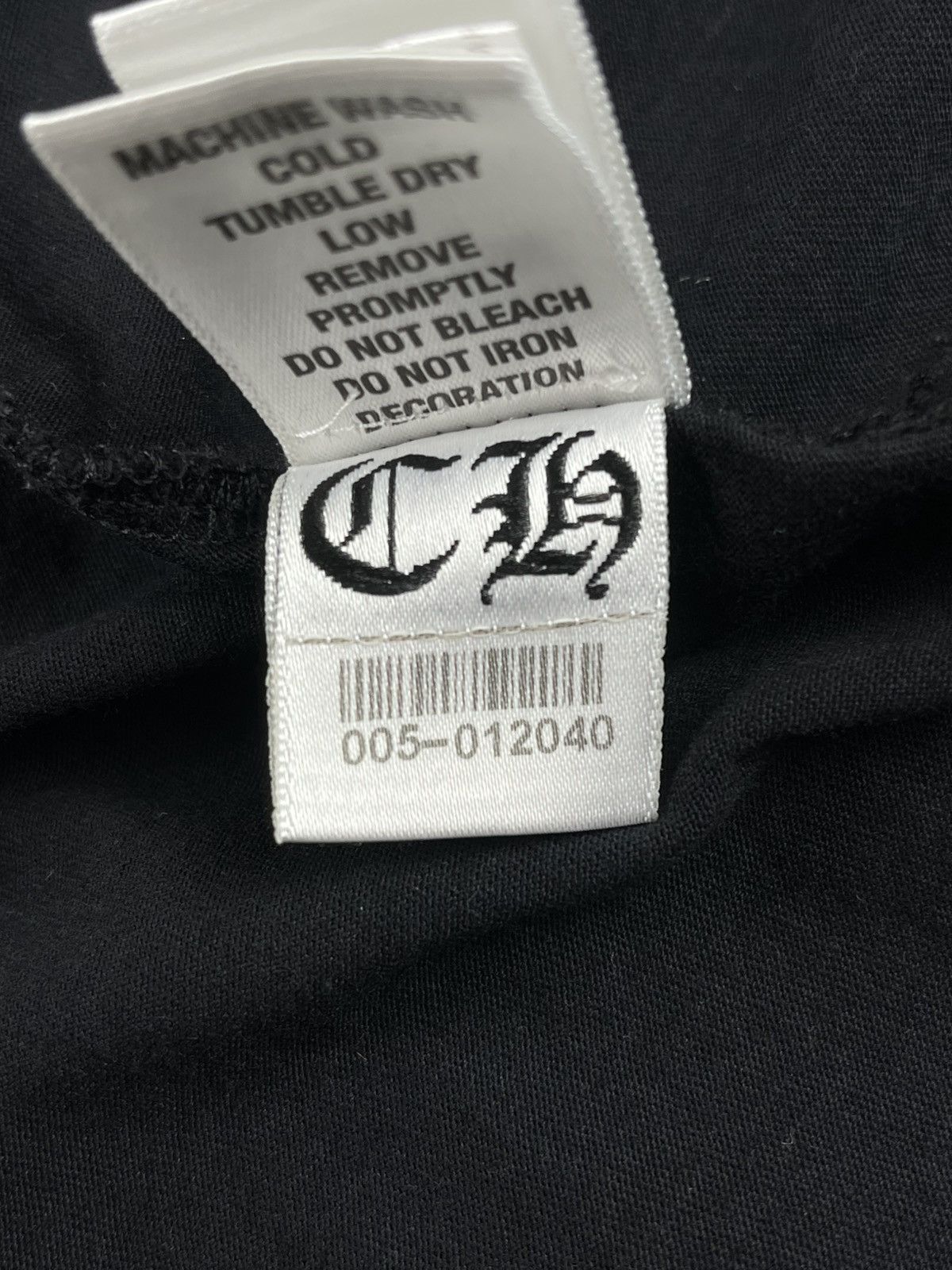 Chrome Hearts Chrome Hearts Vintage Fleur Horseshoe Logo V Neck Tshirt Size US S / EU 44-46 / 1 - 8 Thumbnail