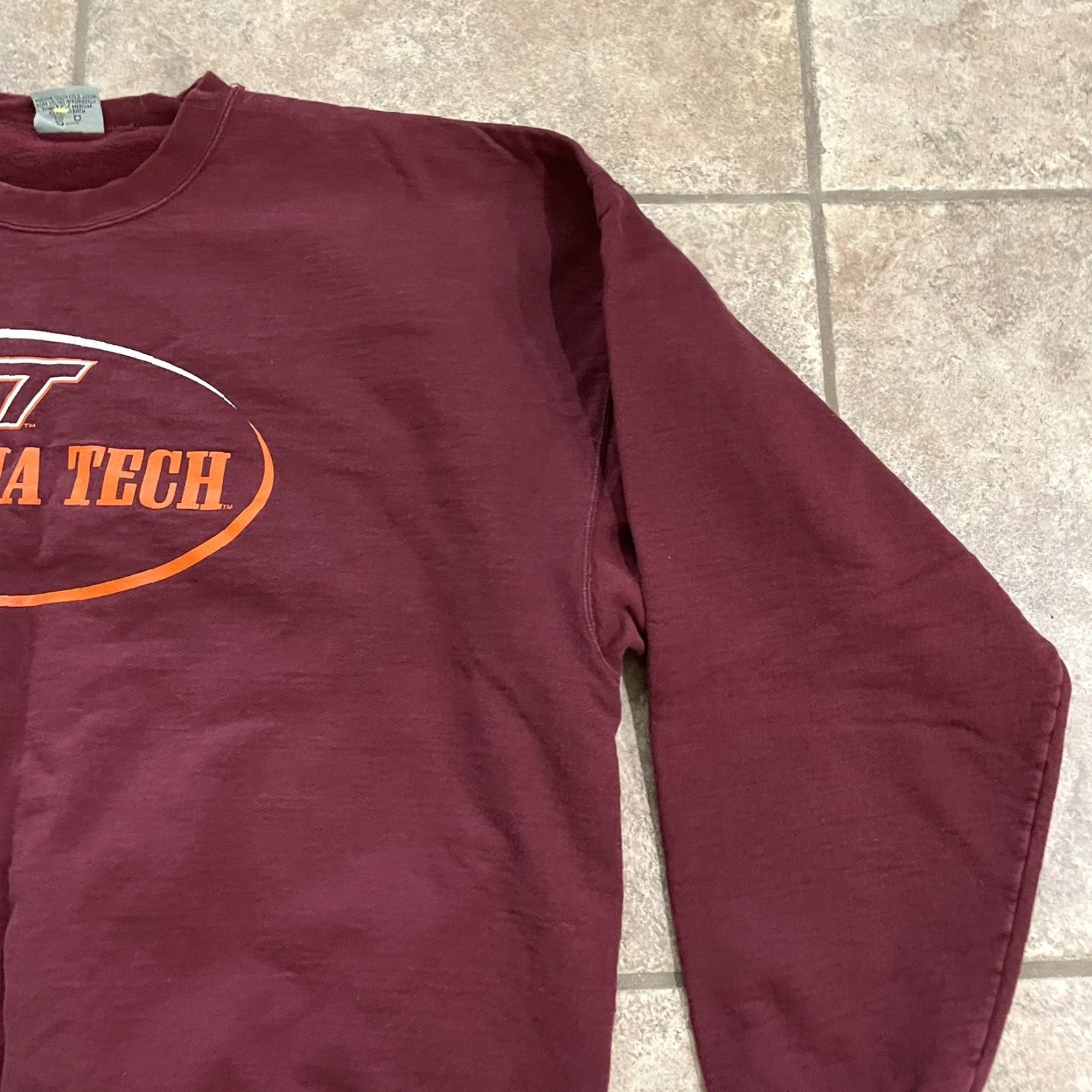 Vintage VTG Snowbank Virginia Tech Sweatervers 100% cotton maroon Mens 2XL USA Pullover Sweater Size US XXL / EU 58 / 5 - 2 Thumbnail