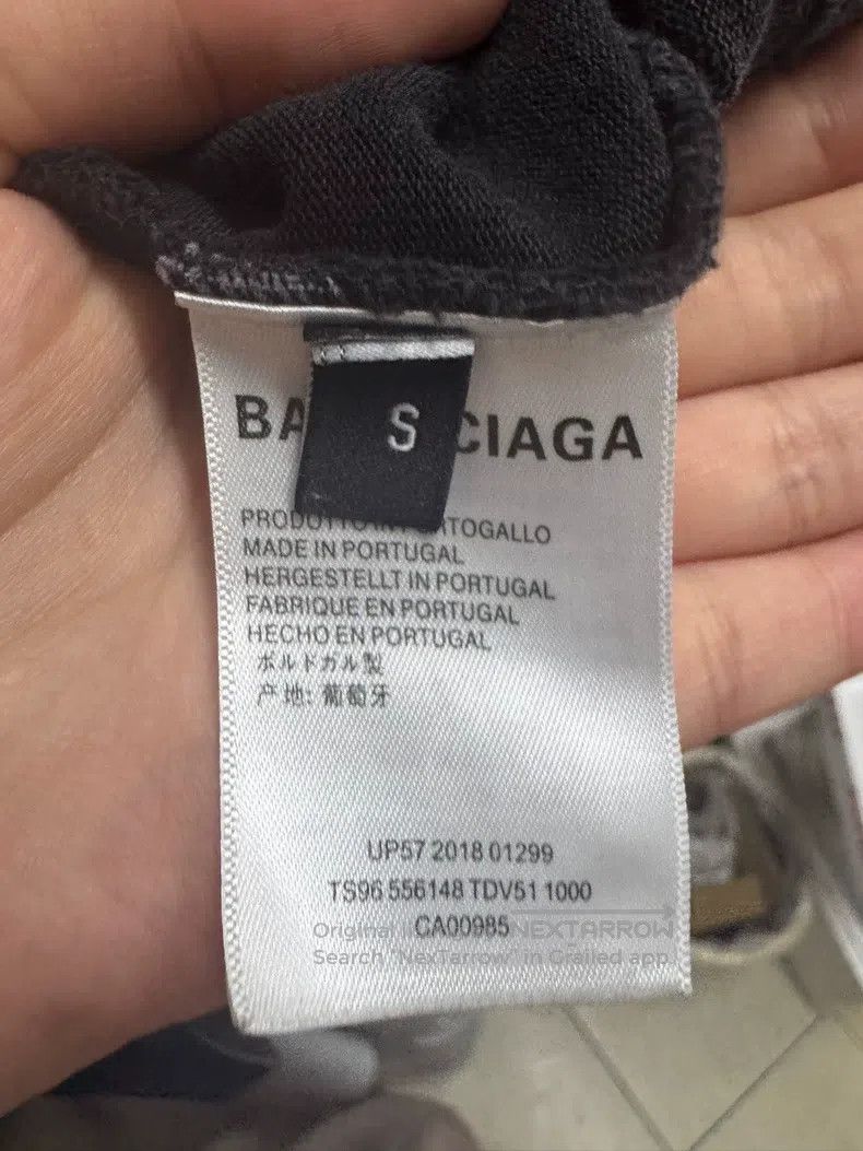 Balenciaga Balenciaga Classic Buckle Print Short Sleeve T-Shirt Size US S / EU 44-46 / 1 - 3 Thumbnail