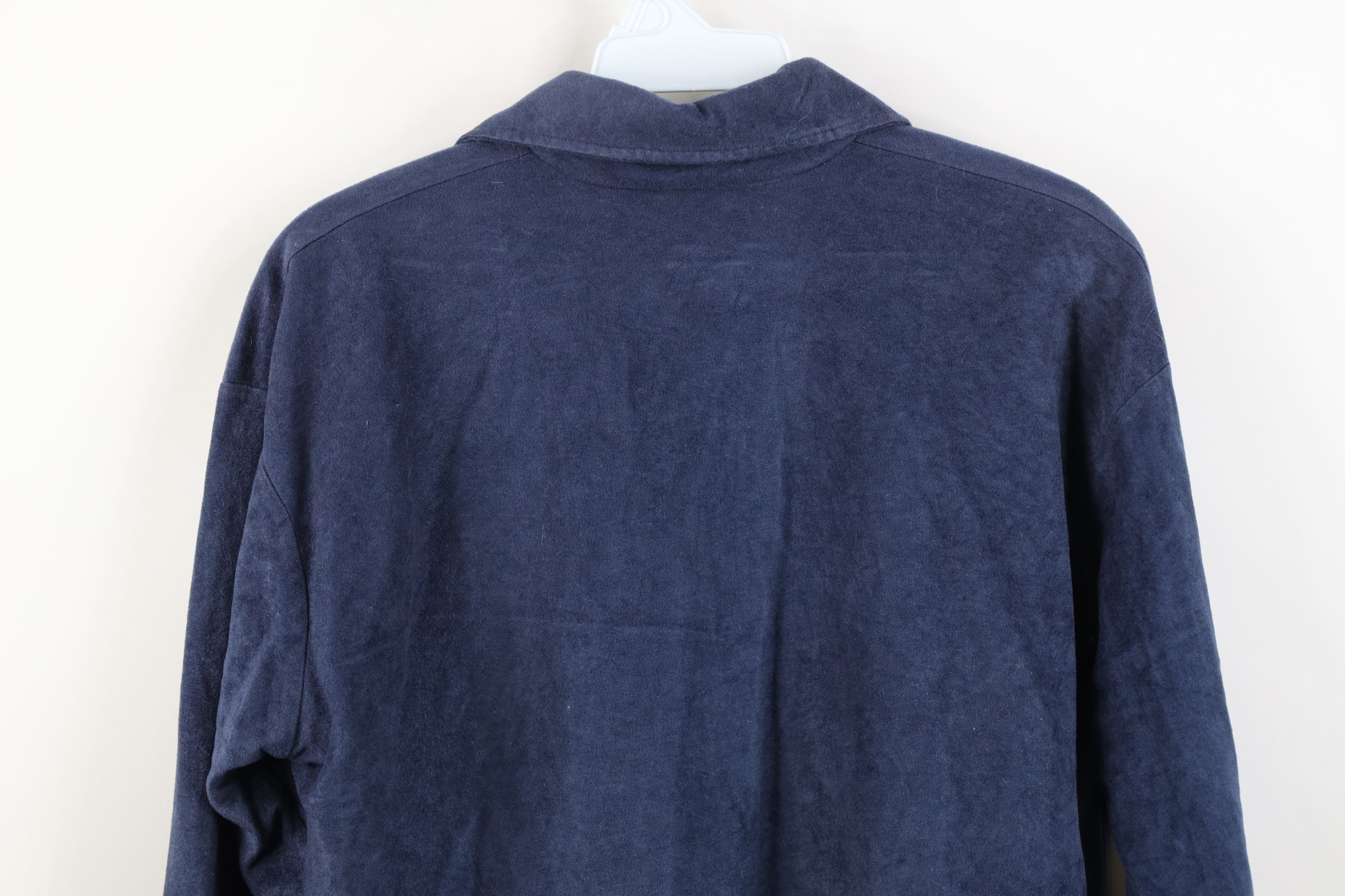 Other Vintage 70s Streetwear Collar Long Sleeve Polo Blue USA Size US M / EU 48-50 / 2 - 12 Thumbnail