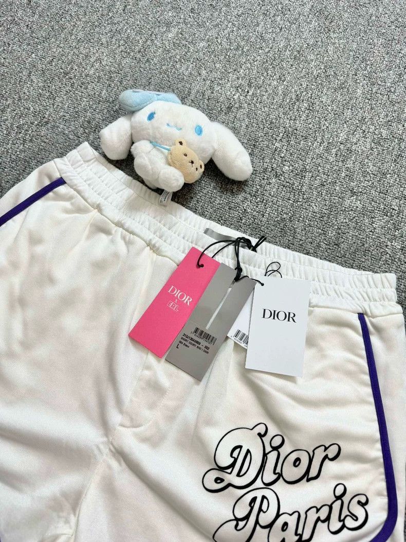 Dior Dior Size L White contrast stitching printed logo digital s Size US 32 / EU 48 - 2 Thumbnail
