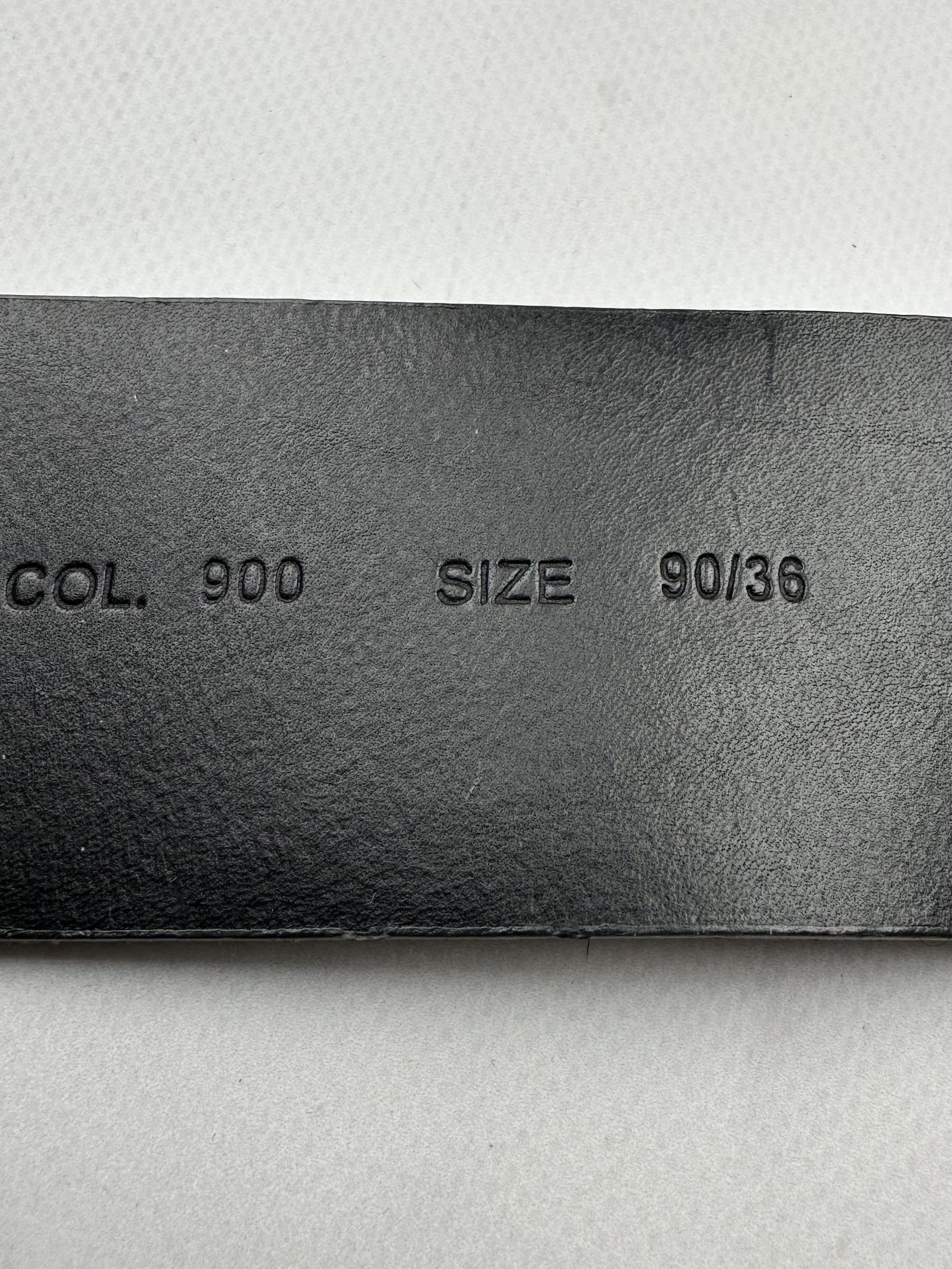 Diesel Diesel Black Gold Leather/Horse Hide Belt (B260) Size 32 - 7 Thumbnail