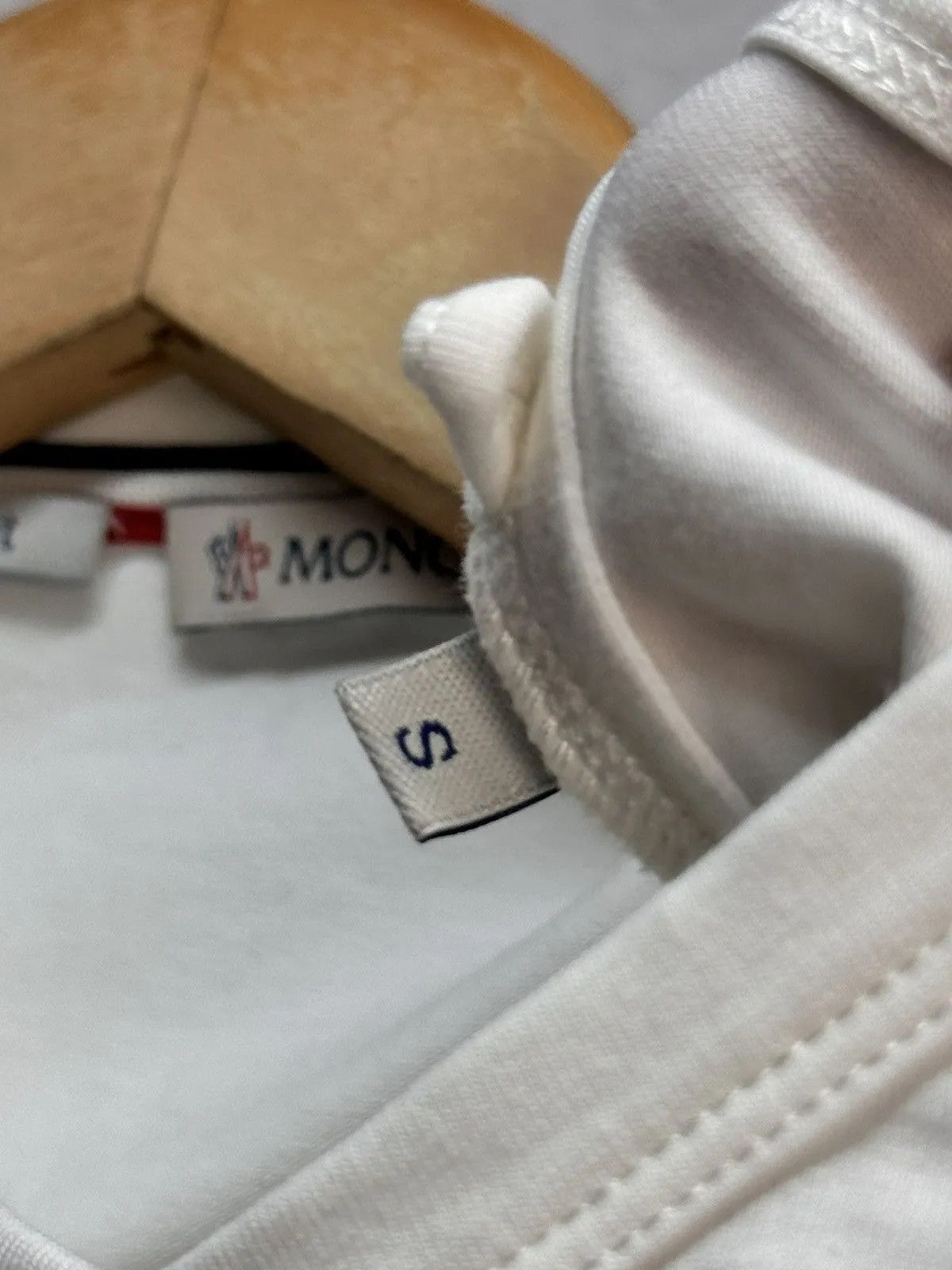 Designer × Moncler Vintage Moncler Double patch Maglia luxury tee Size US S / EU 44-46 / 1 - 12 Thumbnail