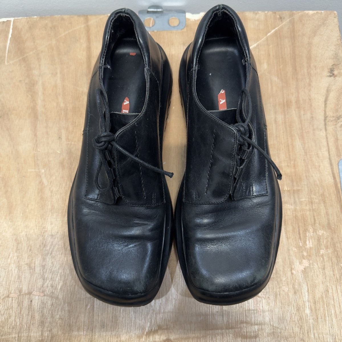 Prada Prada AW99 Archive Leather Low Boots Size US 8.5 / IT 38.5 - 10 Thumbnail