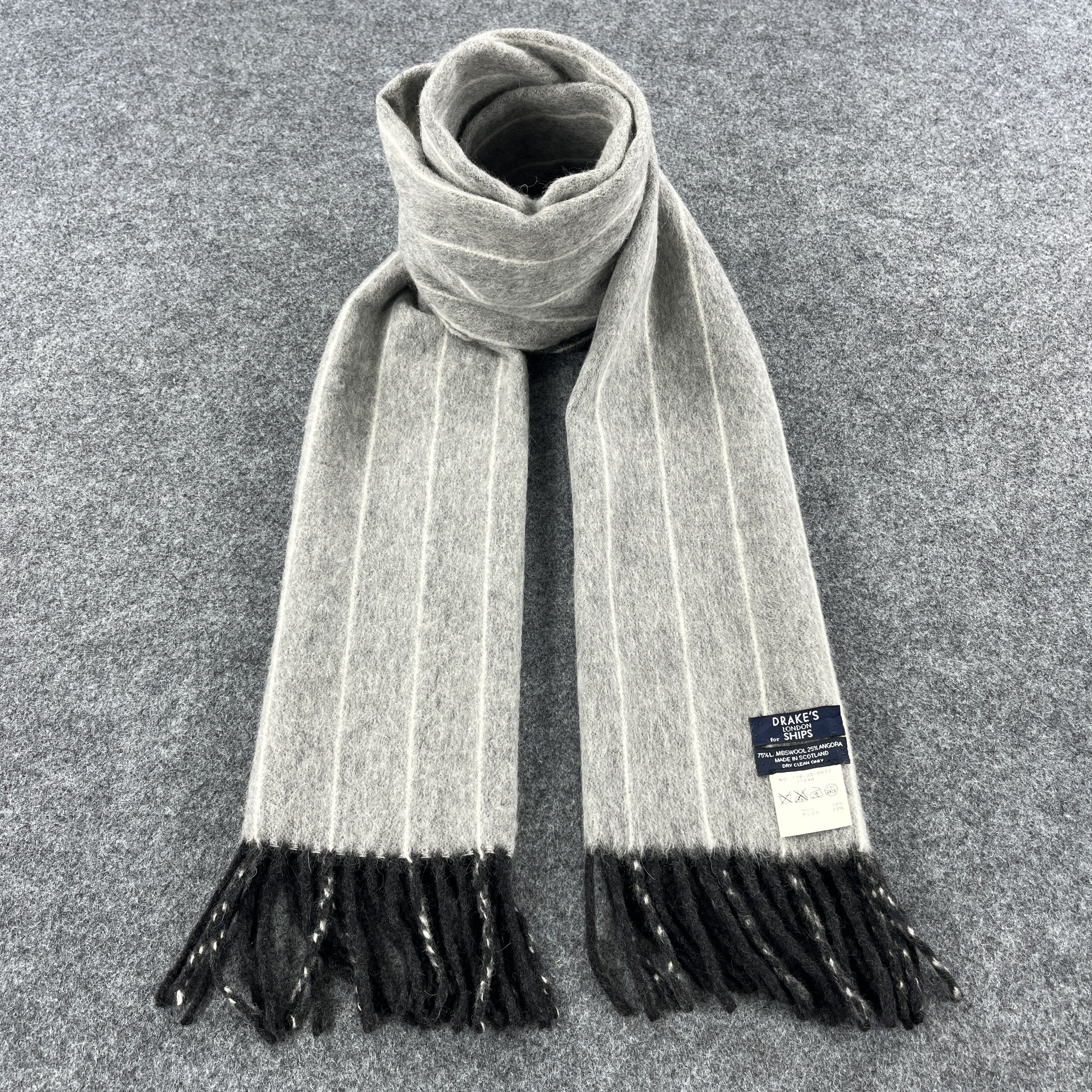 Drake's Aimé Leon Dore ストール　イタリア製 Aime Leon Dore × Drakes ALD x Drake's Fair Isle Scarf
