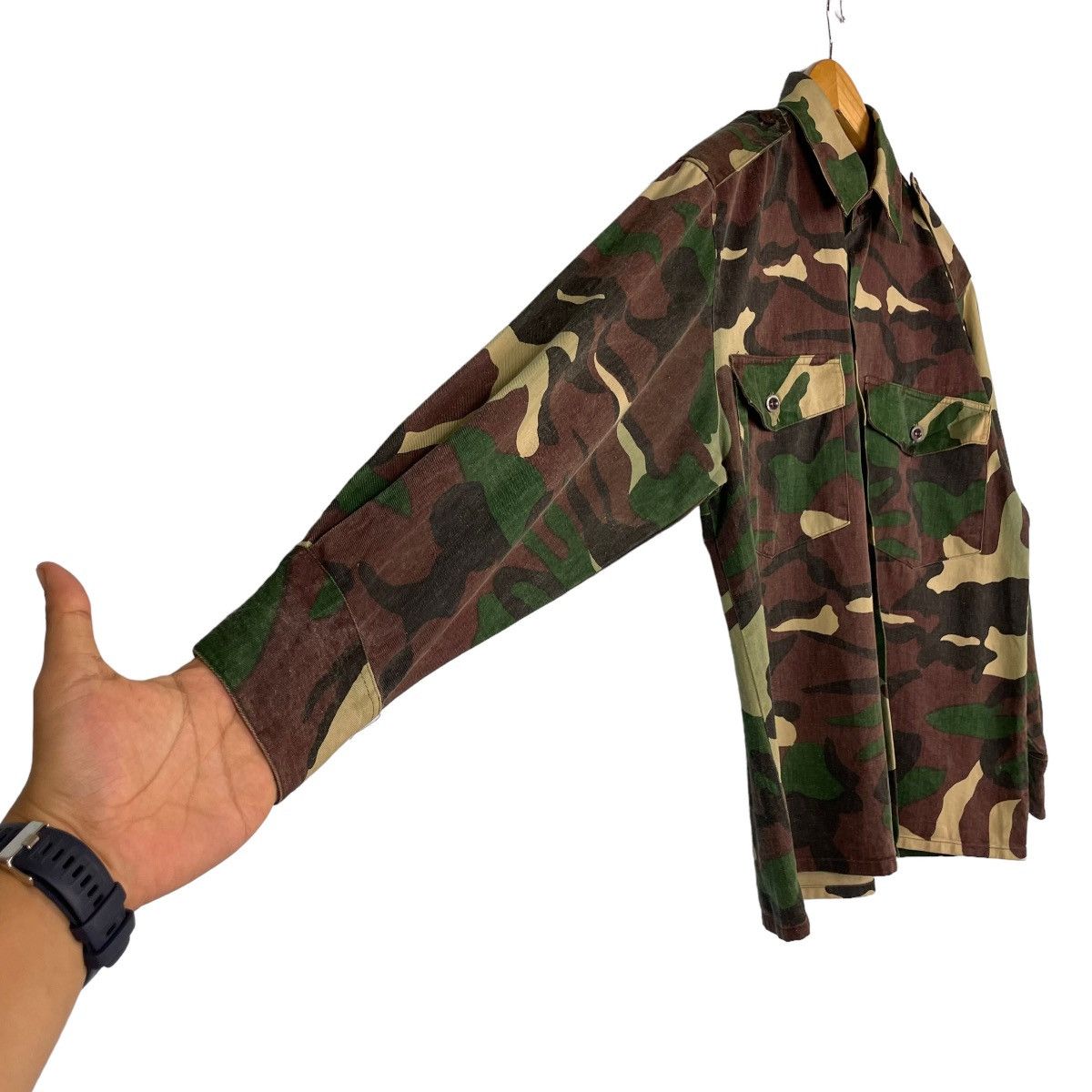 Japanese Brand Japanese Camouflage Military Light Jacket Size US XS / EU 42 / 0 - 6 Thumbnail