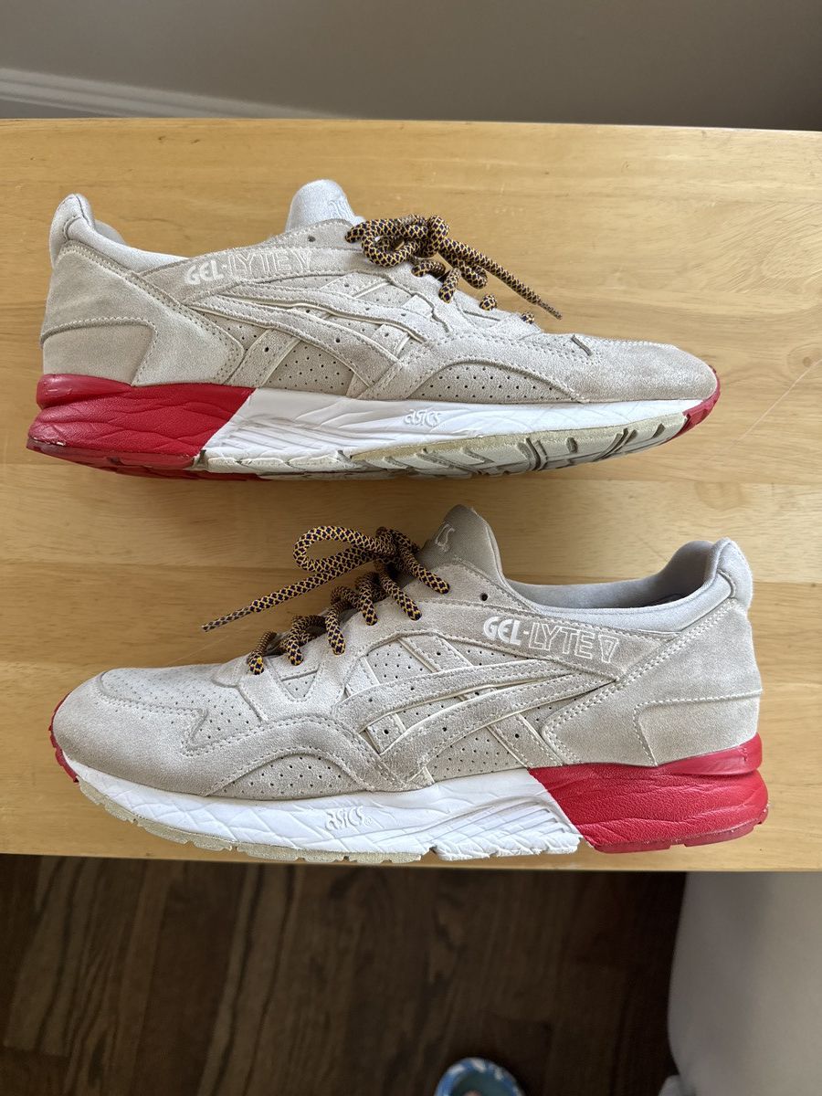 Asics × CNCPTS ASICS GEL Lyte V x Concepts CNCPTS Cream Red 2015 sz10 Size US 10 / EU 43 - 2 Thumbnail