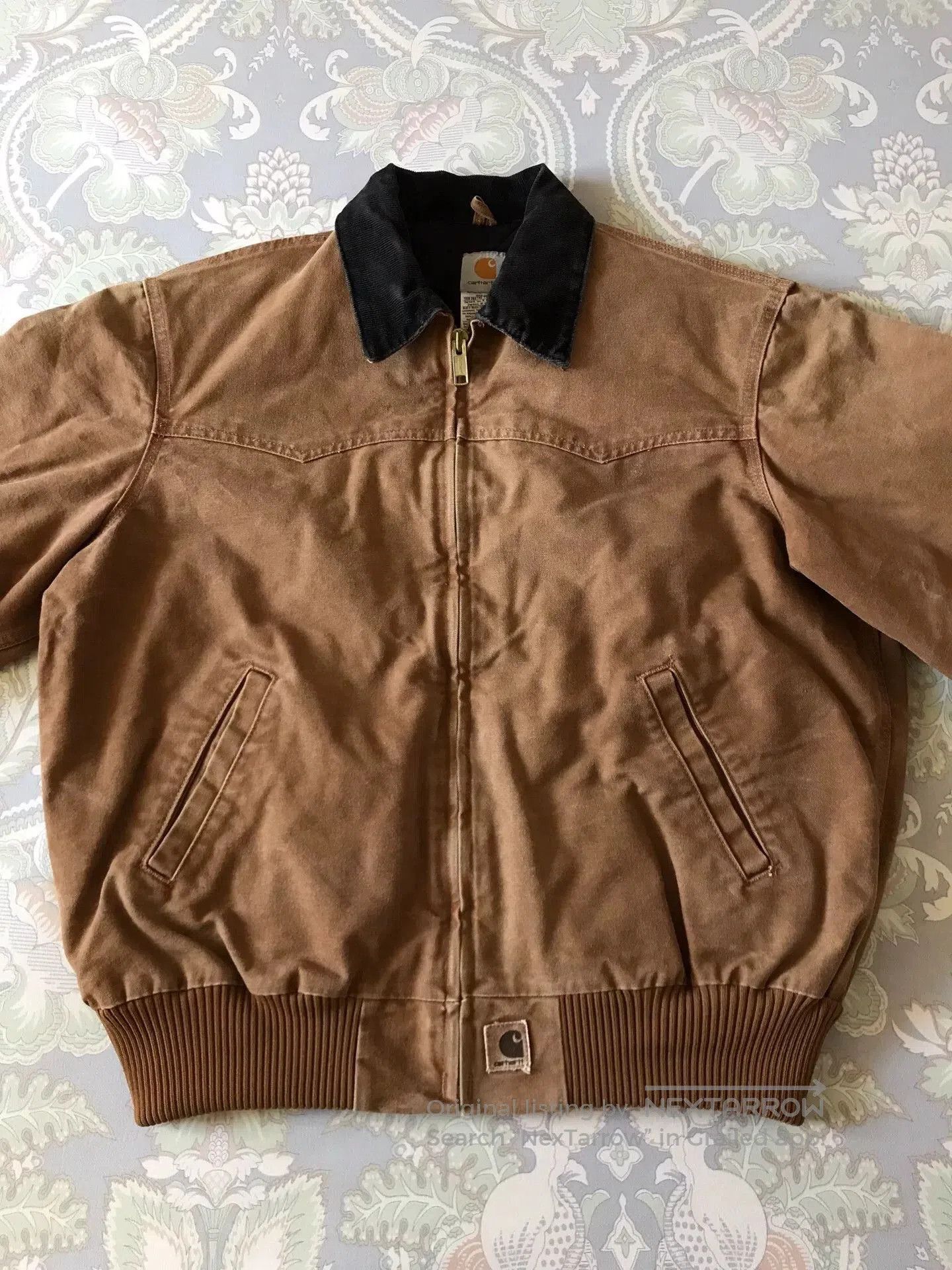 Carhartt Carhartt J14 Brown XL Washed Canvas Jacket. Size US XL / EU 56 / 4 - 4 Thumbnail