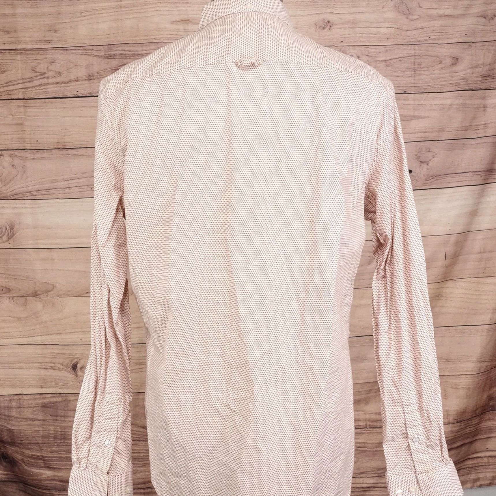 Ben Sherman Ben Sherman Shirt Mens L Geometric Long Sleeve Button-Up Regular Size US L / EU 52-54 / 3 - 4 Thumbnail