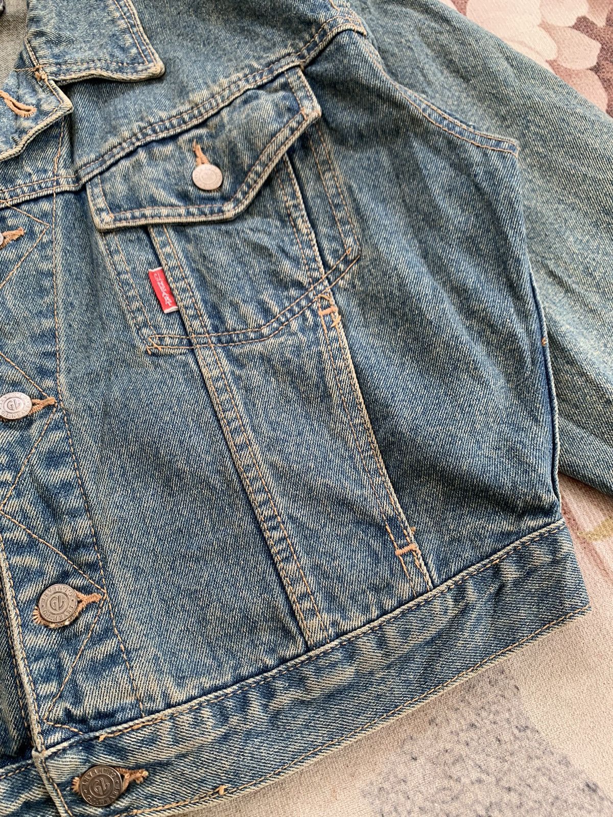Japanese Brand GL HEART DENIM TRUCKER JACKET Size US M / EU 48-50 / 2 - 7 Thumbnail