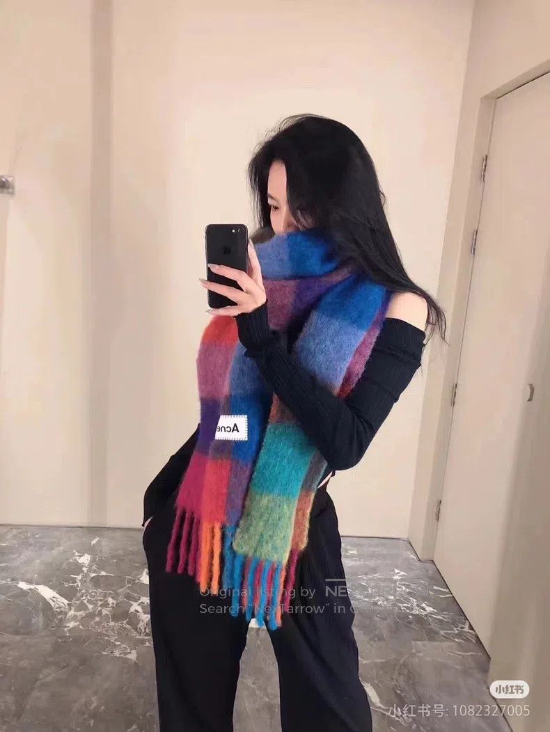 Acne Studios Acne Studios Rainbow Scarf Size ONE SIZE - 2 Thumbnail