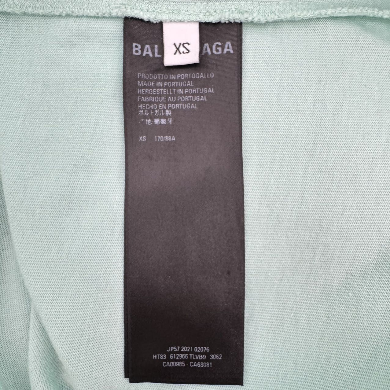 Balenciaga Balenciaga Logo Embroidered Short Sleeve T-shirt K26WX Size US XS / EU 42 / 0 - 6 Thumbnail