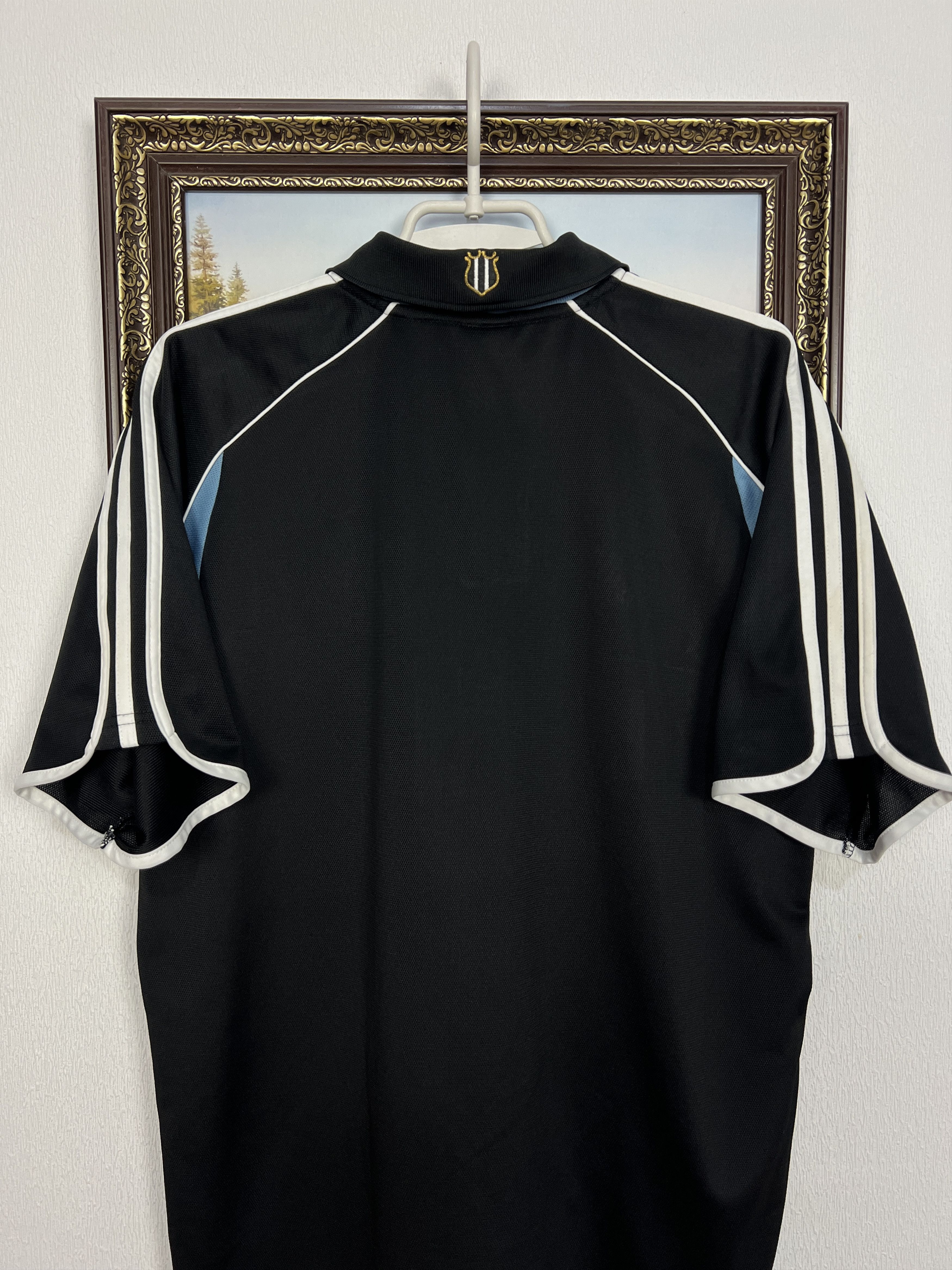 Adidas Newcastle Away football shirt 2000 Soccer Jersey Trikot Size US L / EU 52-54 / 3 - 9 Thumbnail