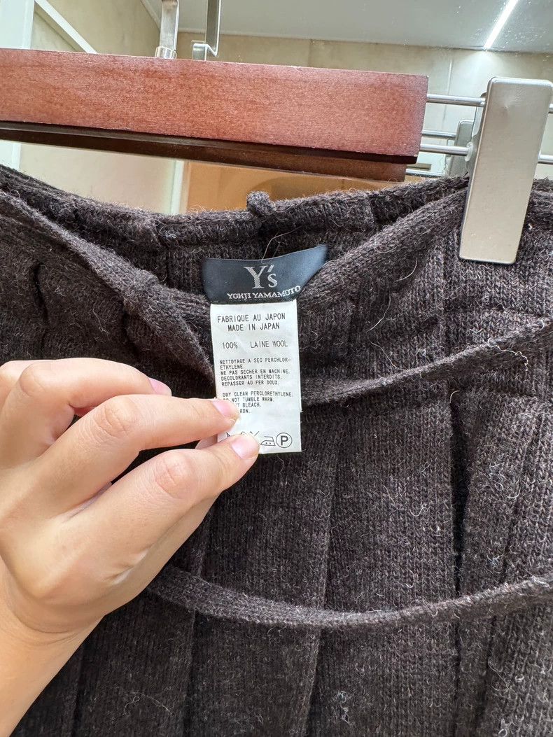 Y's Y's size os Wool skirt Size 25" / US 0 / IT 36 - 4 Thumbnail