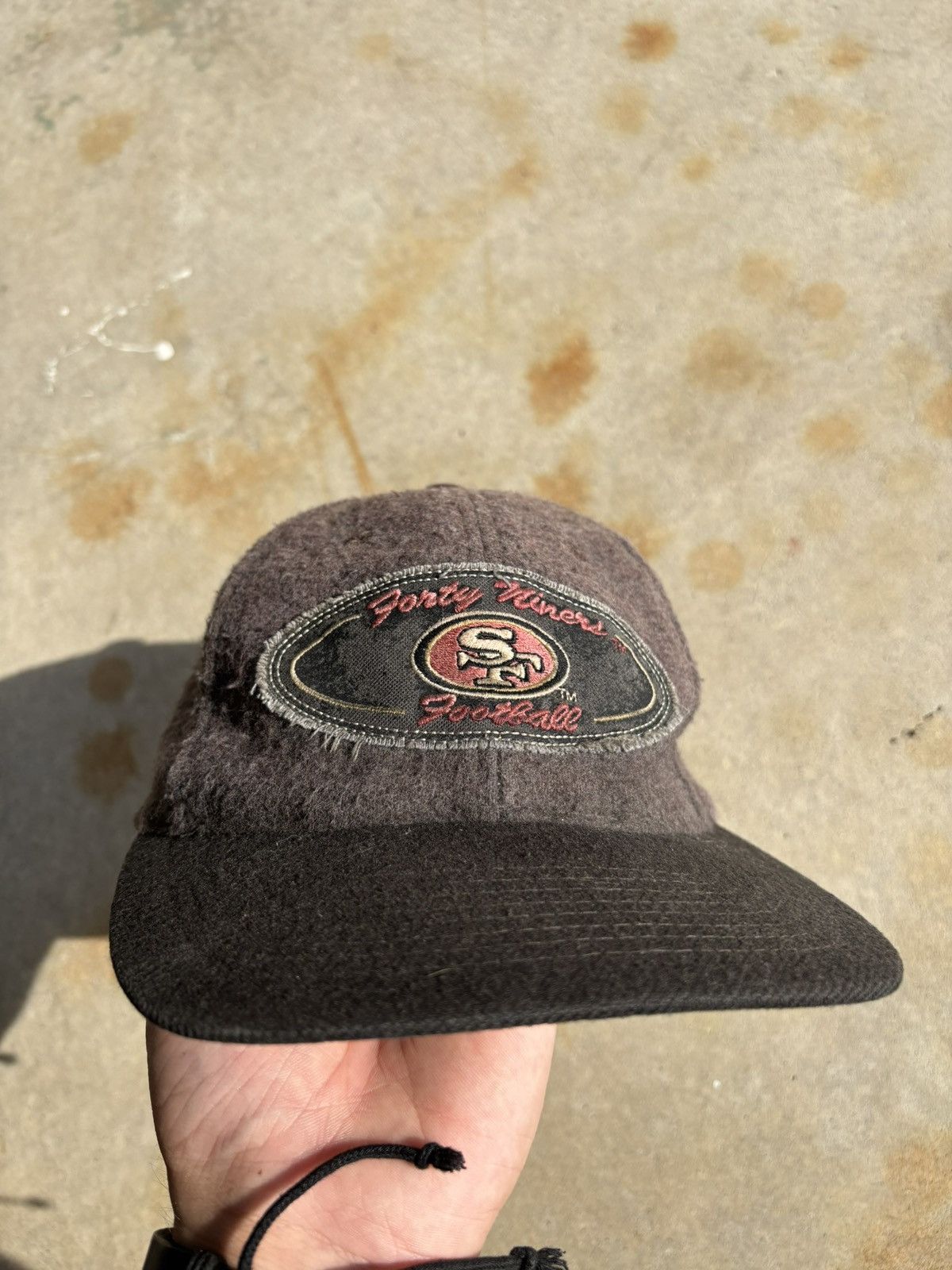 Sports Specialties Vintage 90s Sport Specialties San Francisco 49ers Wool Hat Size ONE SIZE - 2 Thumbnail