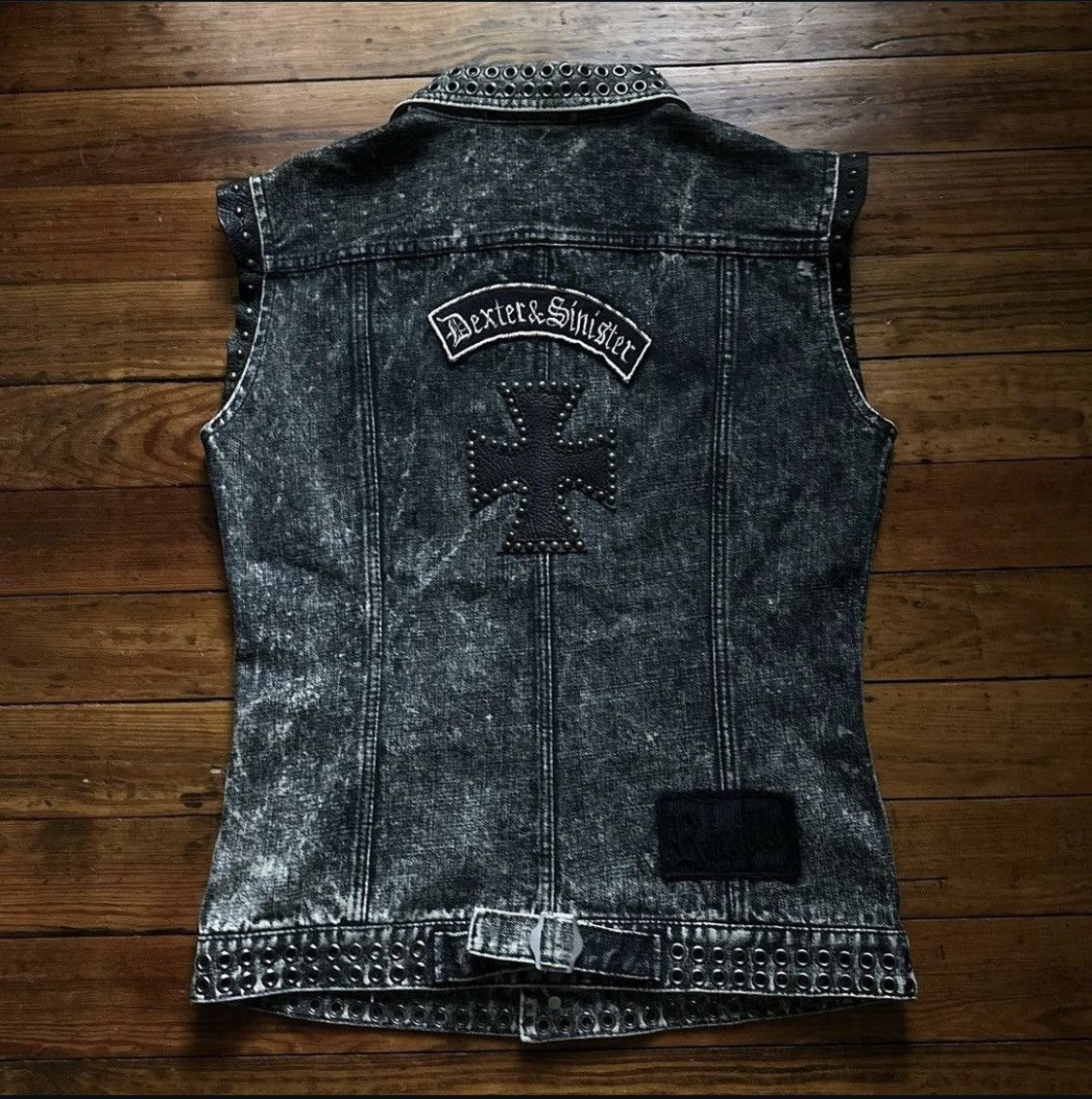If Six Was Nine × Japanese Brand × Yasuyuki Ishii Yasuyuki- Ishii Grommet Vest Size US M / EU 48-50 / 2 - 2 Thumbnail