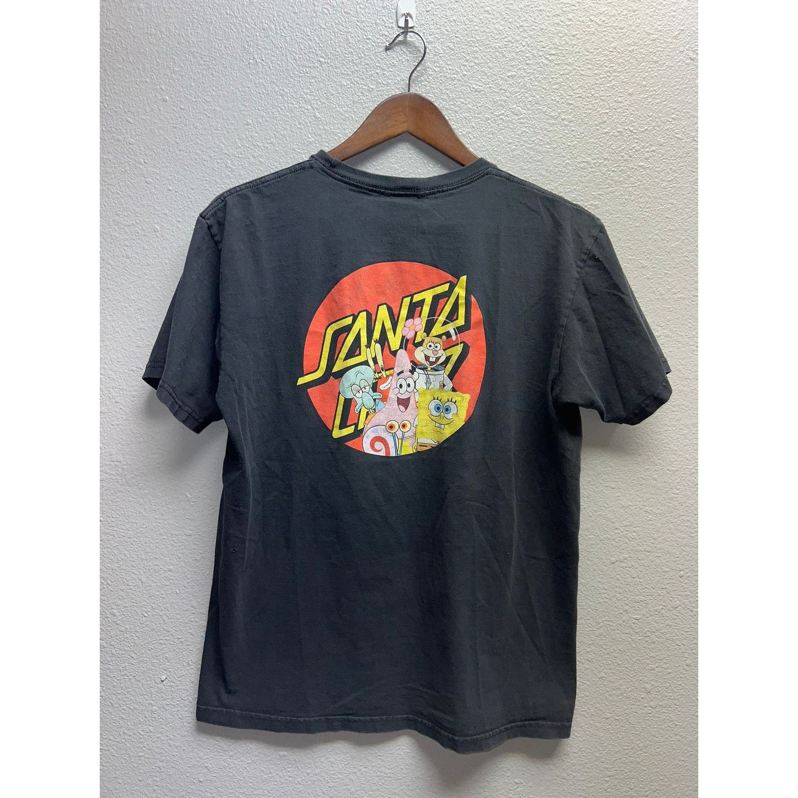 Santa Cruz Skateboards Santa Cruz Spongebob Shirt Skate TV Show Collab Black Tee M Size US M / EU 48-50 / 2 - 6 Thumbnail