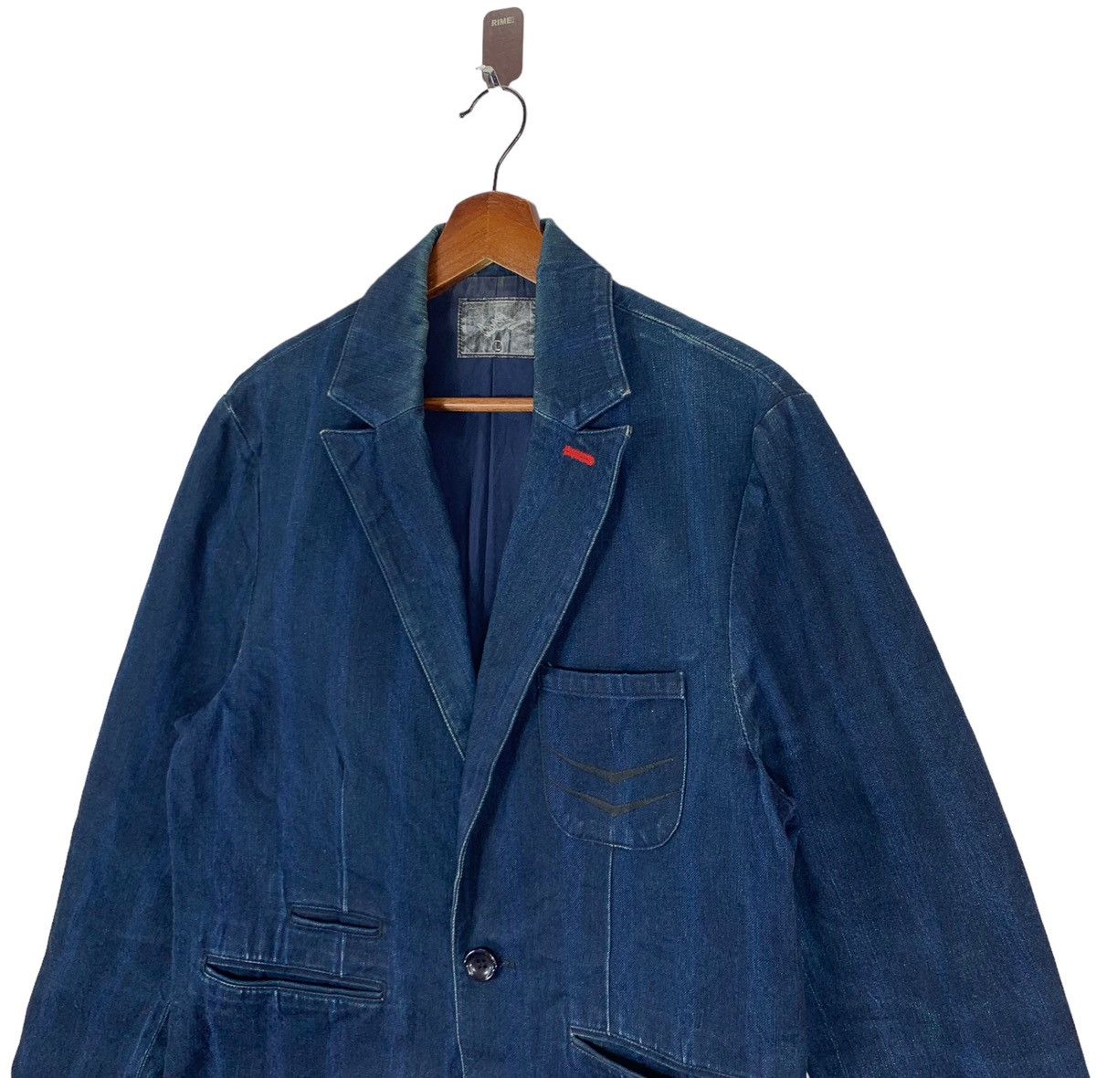 45rpm × If Six Was Nine × Japanese Brand VINTAGE DOARAT BLUE DENIM COAT 45RPM STYLE COAT Size US M / EU 48-50 / 2 - 3 Thumbnail