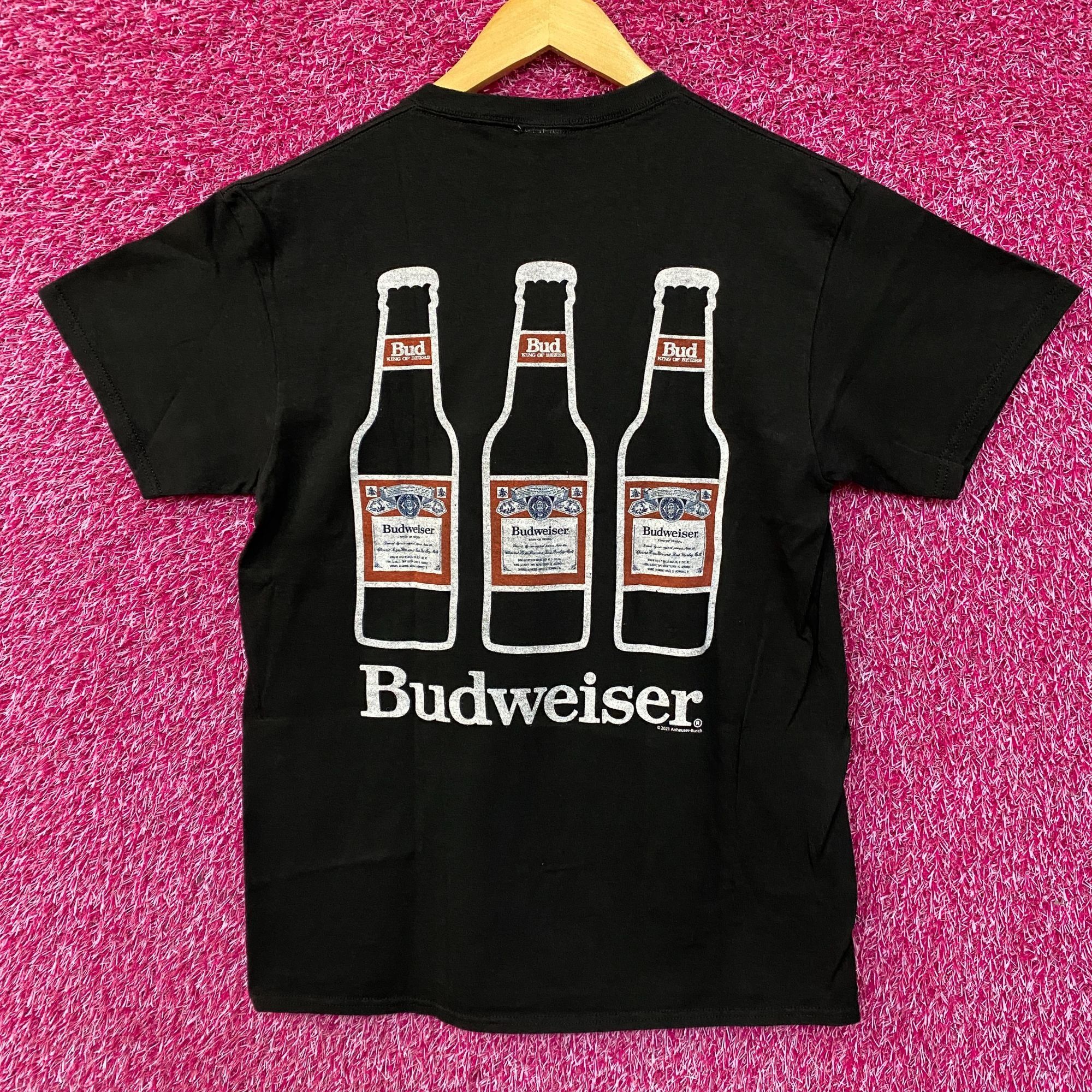 Junk Food Budweiser King Of Beer Bottles Graphic T-Shirt Small Size US S / EU 44-46 / 1 - 1 Thumbnail