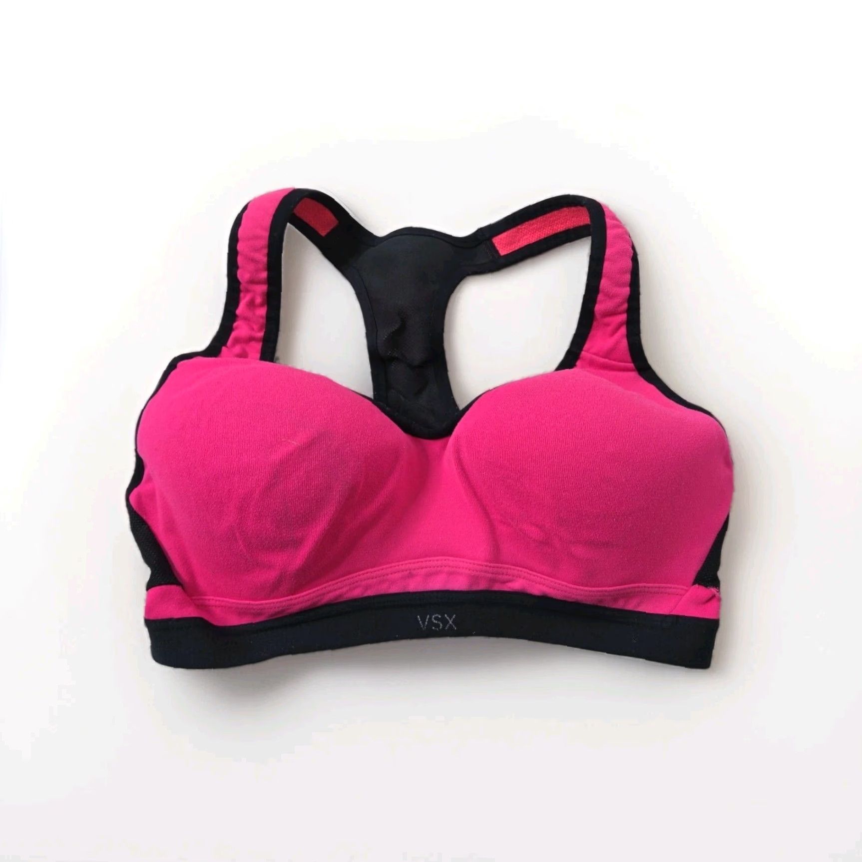Victoria's Secret Victorias Secret VSX Womens Sports Bra 32C Lot Of 2 Hot Pink Size ONE SIZE - 5 Thumbnail
