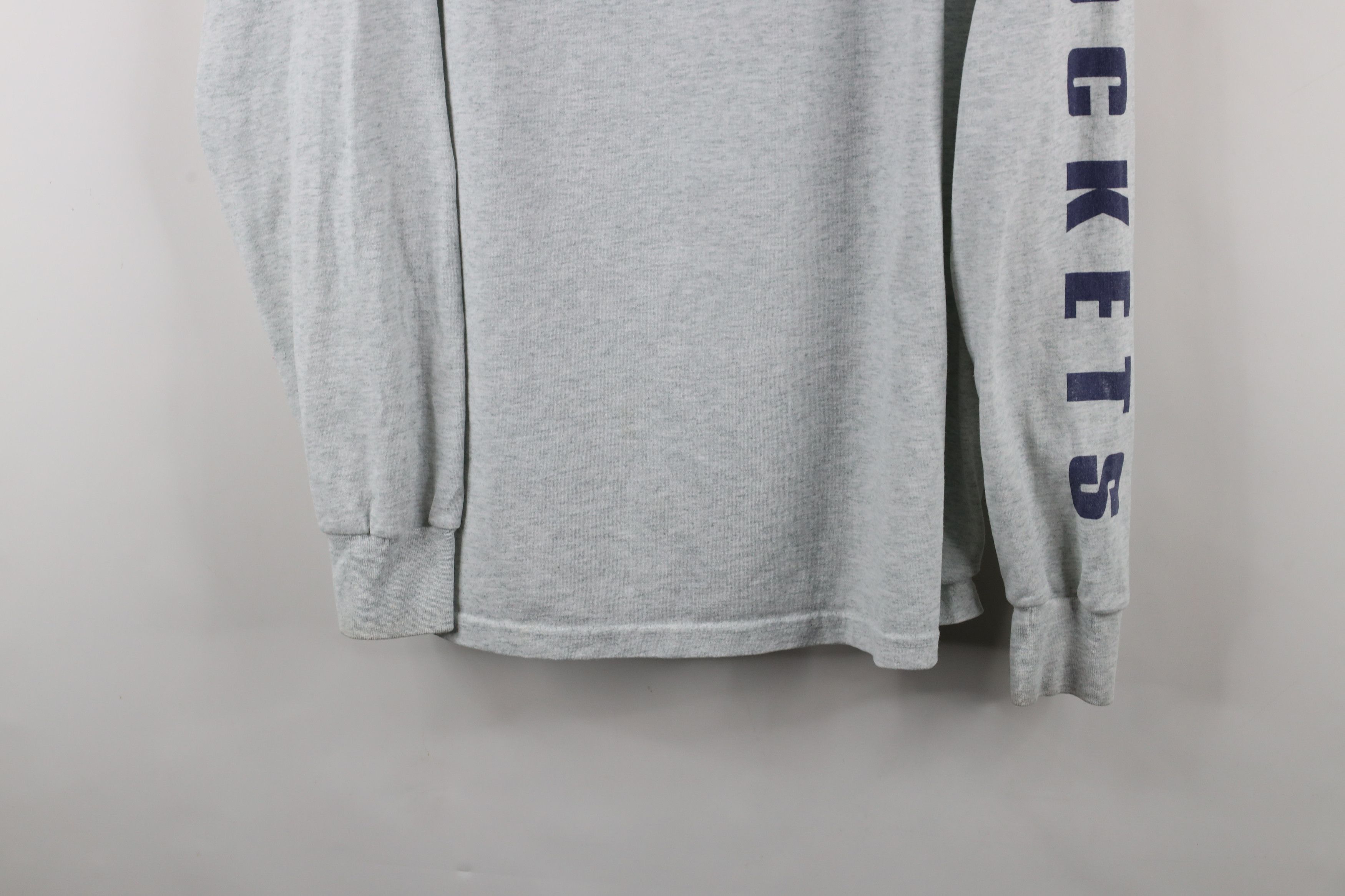 Vintage Vintage 90s University of Toledo Long Sleeve T-Shirt Gray Size US L / EU 52-54 / 3 - 3 Thumbnail