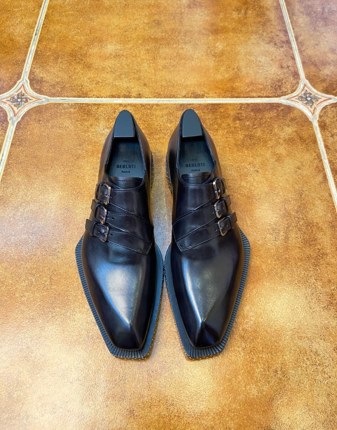 Berluti BERLUTI Monk Strap US7/7.5 40 EU size down 1 rivet Size US 7 / EU 40 - 2 Thumbnail