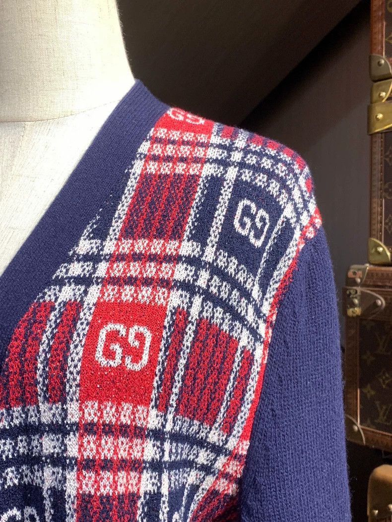 Gucci Gucci Color-Block Knitted Cardigan for Women-2506 Size US S / EU 44-46 / 1 - 3 Thumbnail