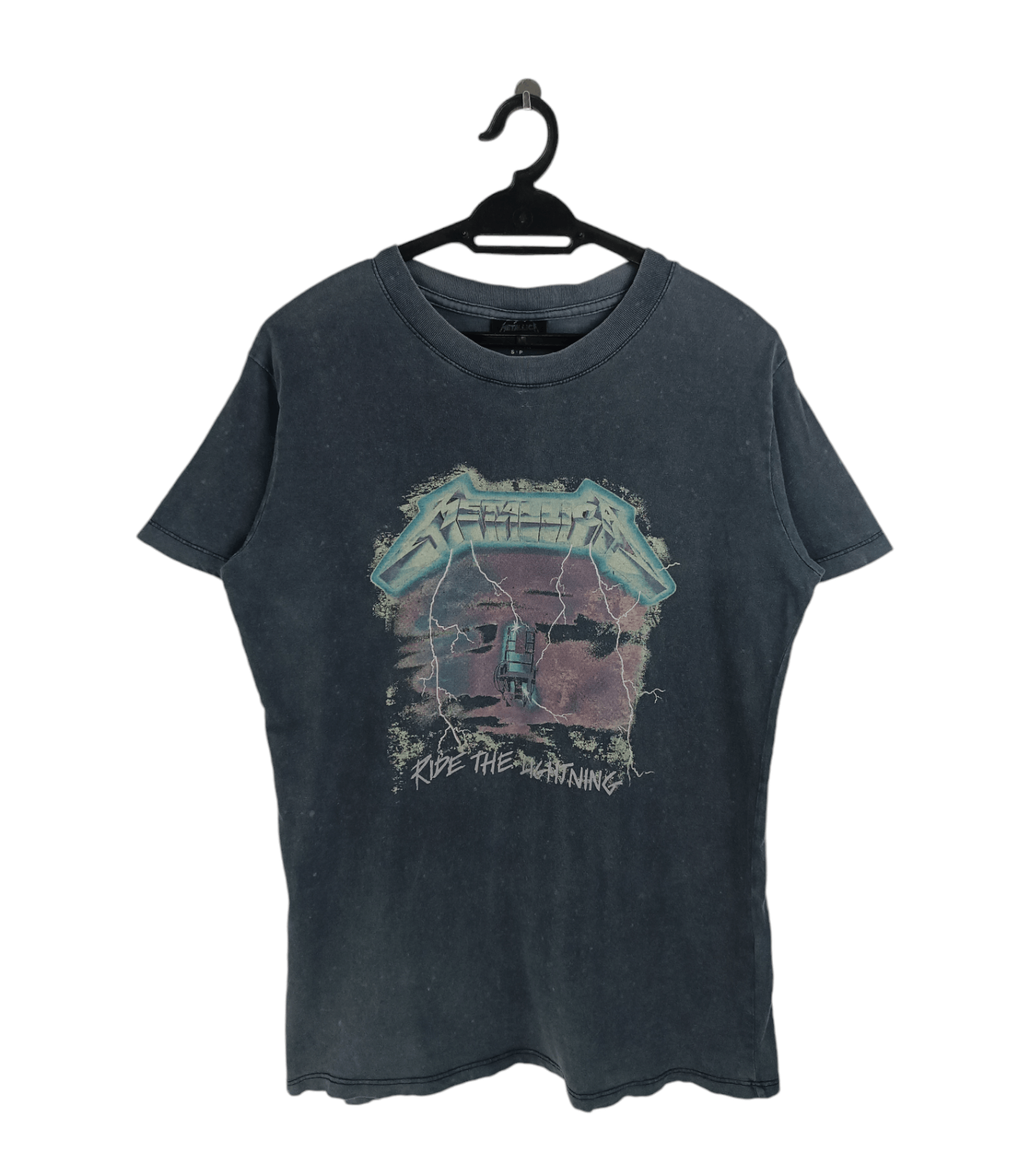 Vintage VINTAGE FADED METALLICA RIDE THE LIGHTNING TEE Size US M / EU 48-50 / 2 - 1 Thumbnail