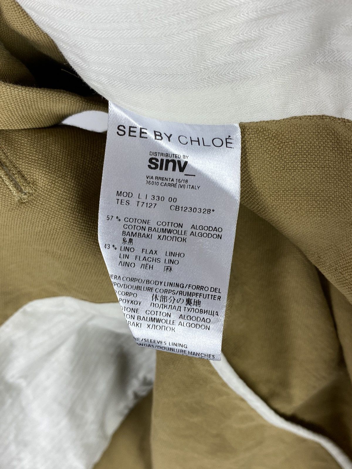 See by Chloe See by Chloe Beige Blazer Jacket Size M / US 6-8 / IT 42-44 - 14 Thumbnail