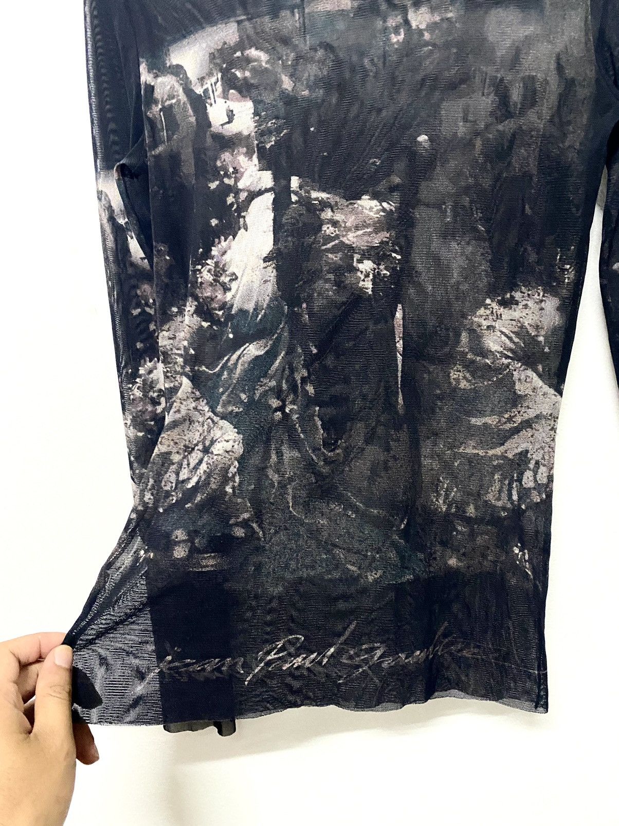Jean Paul Gaultier 90s Vintage Jean Paul gaultier Mesh Trompe-L'oeil Size M / US 6-8 / IT 42-44 - 6 Thumbnail