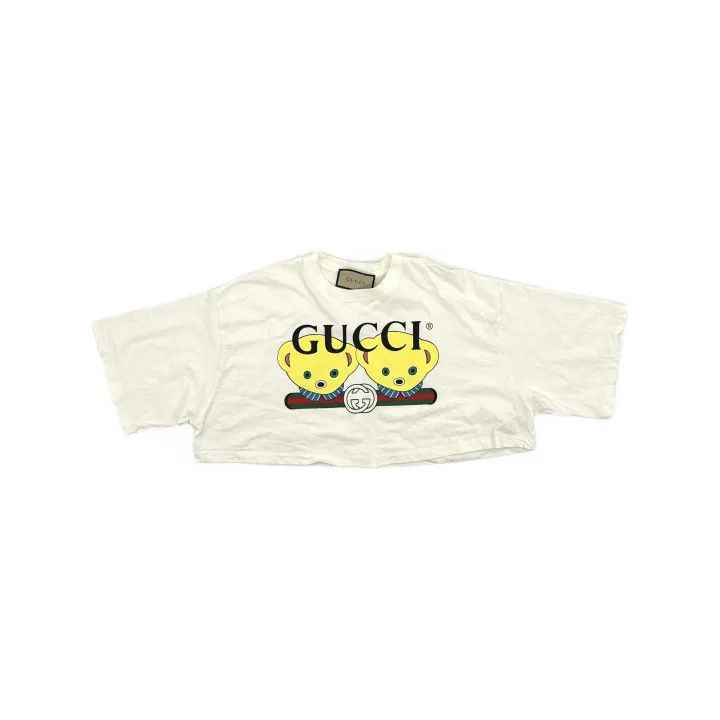 Other Gucci Bear Print Cropped T-Shirt-2507 Size S / US 4 / IT 40 - 8 Thumbnail