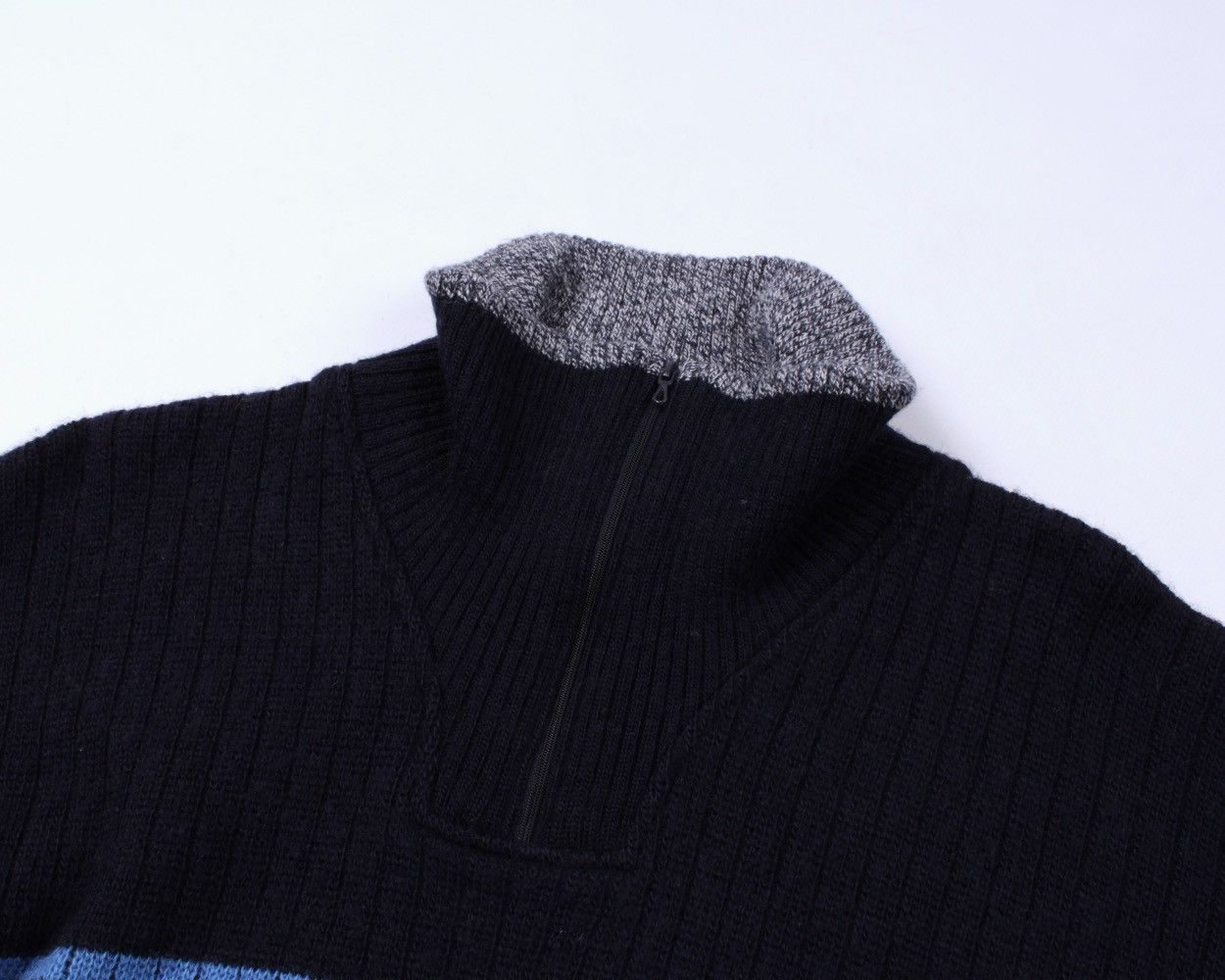 Lacoste × Vintage LACOSTE Vintage Half Zip 1/4 Wool Knitted Sweater Jumper Size US L / EU 52-54 / 3 - 5 Thumbnail