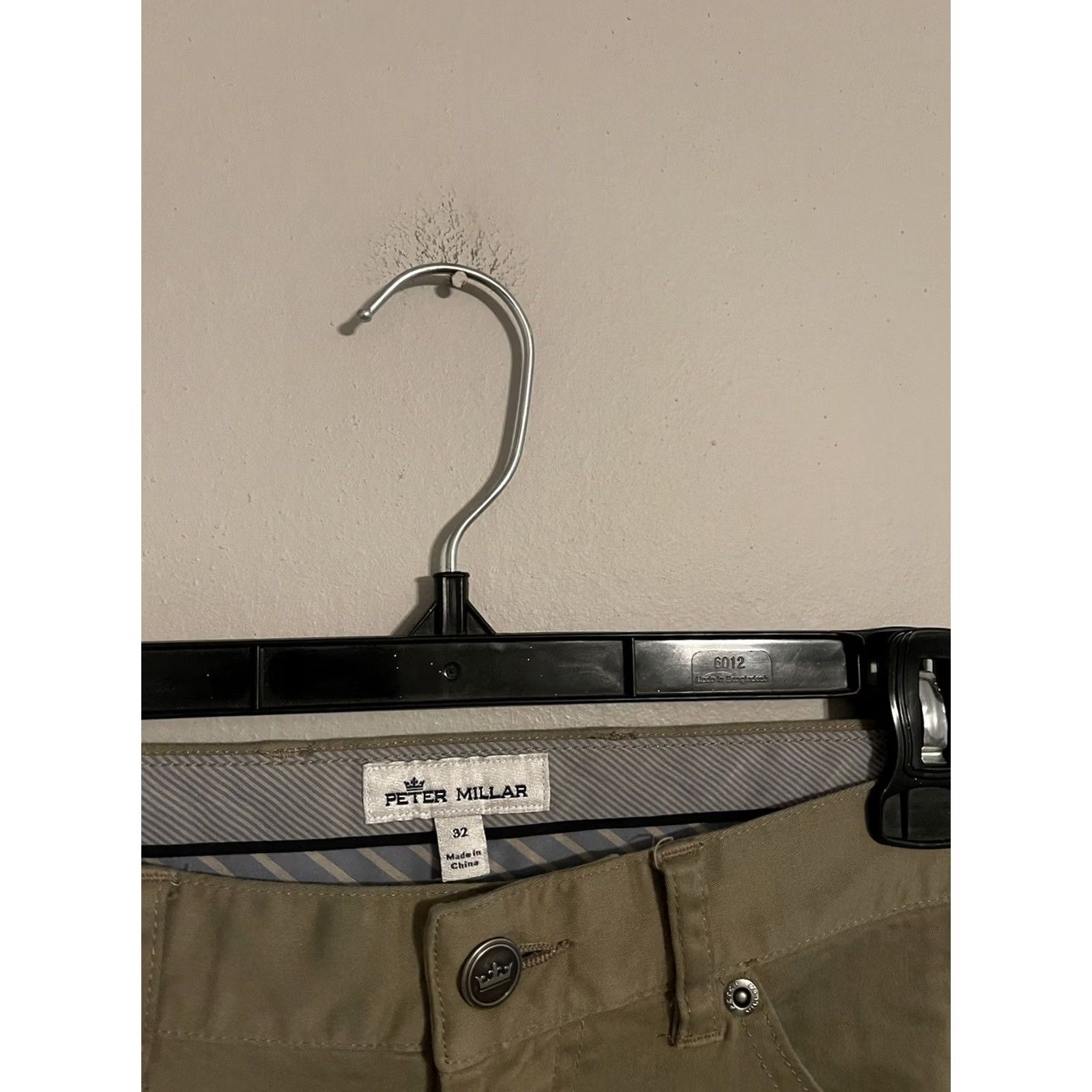 Peter Millar Peter Millar Pants Chino Khaki Five-Pocket Ultimate Sateen MF19B39 Beige Mens 32 Size US 32 / EU 48 - 2 Thumbnail