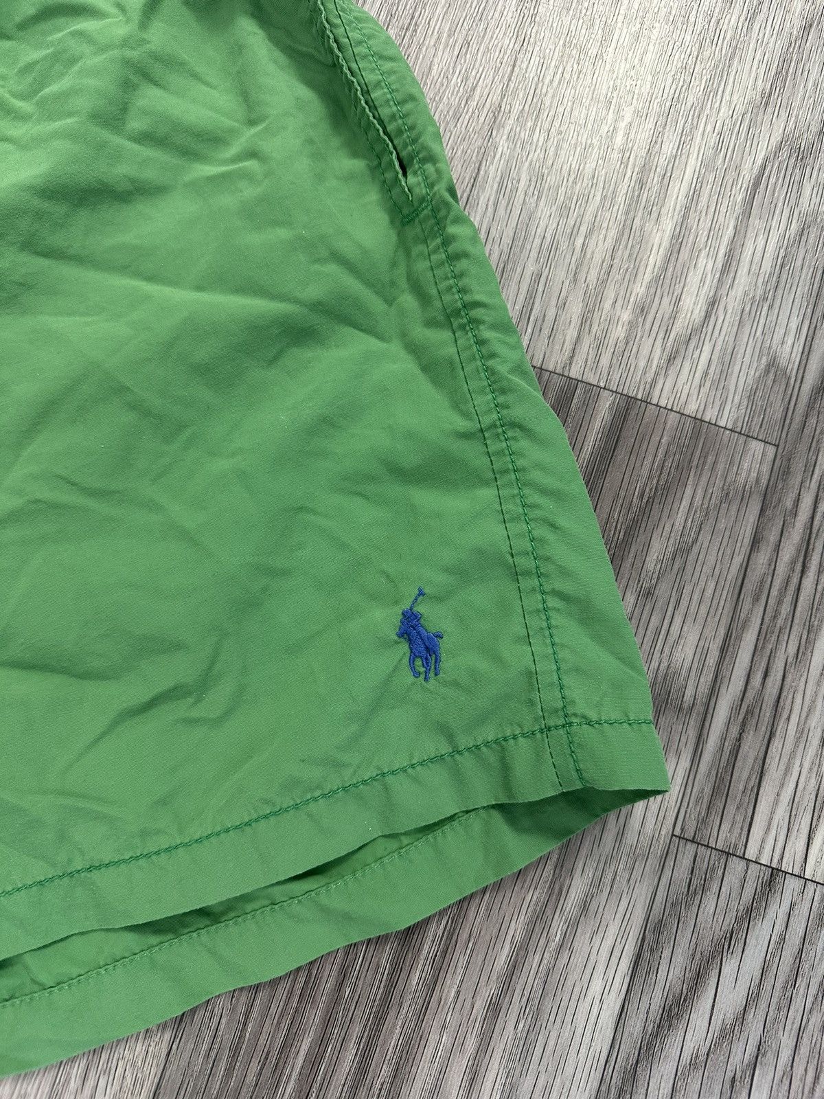 Polo Ralph Lauren Polo Ralph Lauren Green Swimming Short size M vintage Size US 32 / EU 48 - 3 Thumbnail