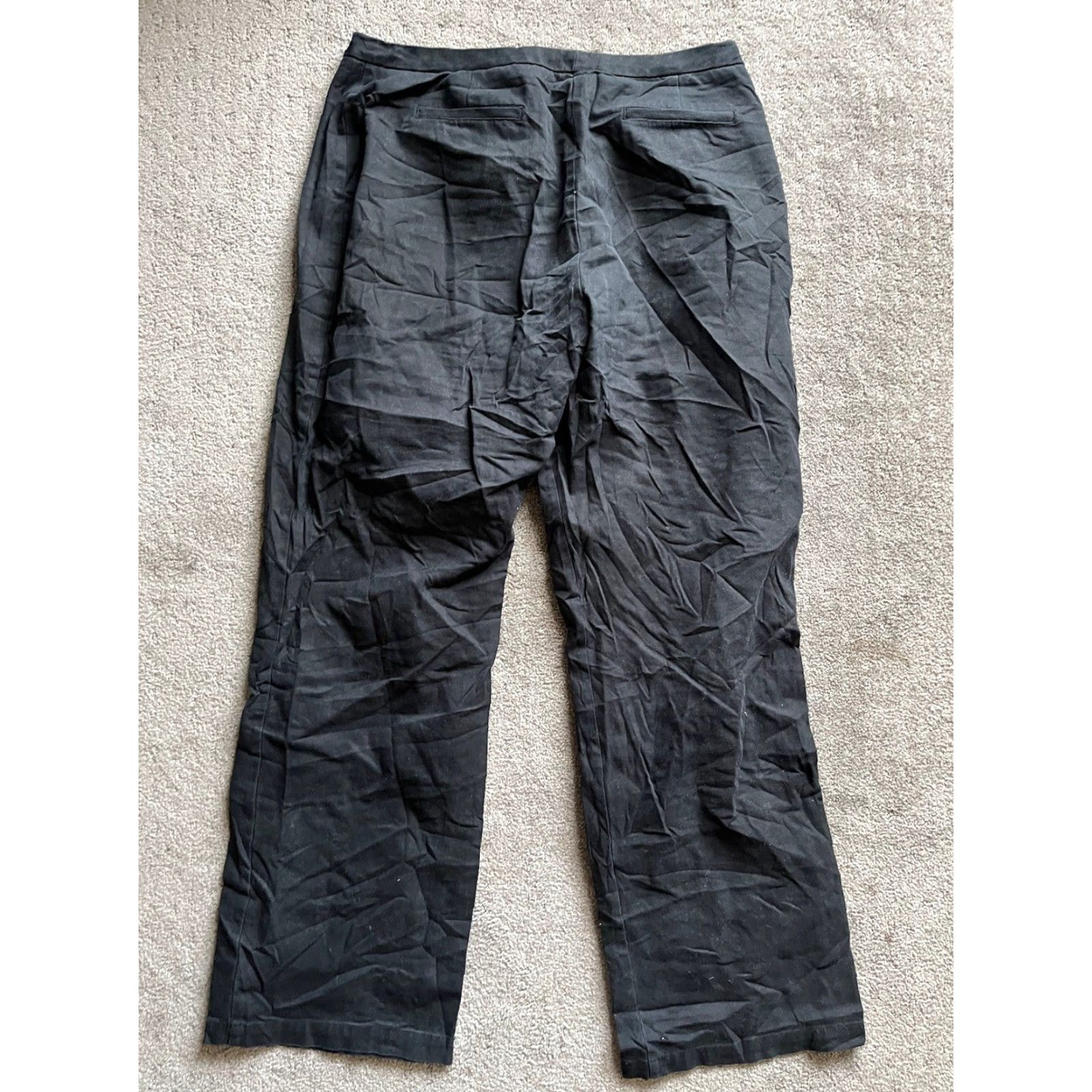 Vintage Chico's Women's Black Dress Pants Cotton Size 2.5 Chino Regular Pants-2.5 Black Womens Chico's Size 26" / US 2 / IT 38 - 3 Thumbnail