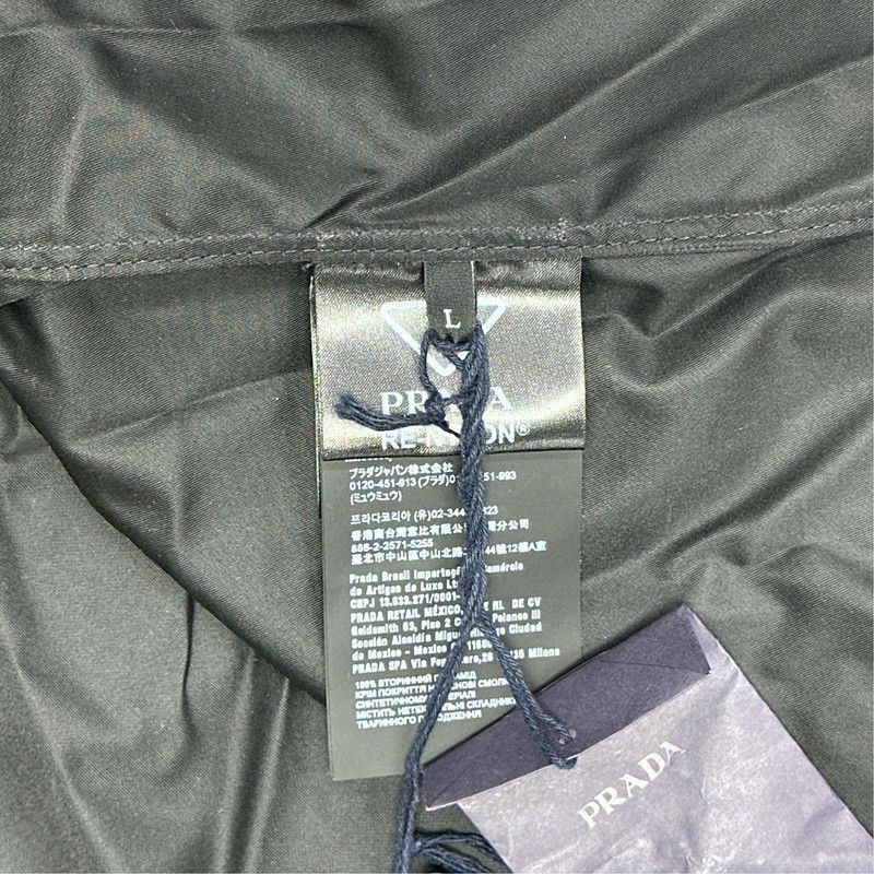 Prada Prada Logo Relaxed Short Sleeve Shirt-2506 Size US L / EU 52-54 / 3 - 2 Thumbnail