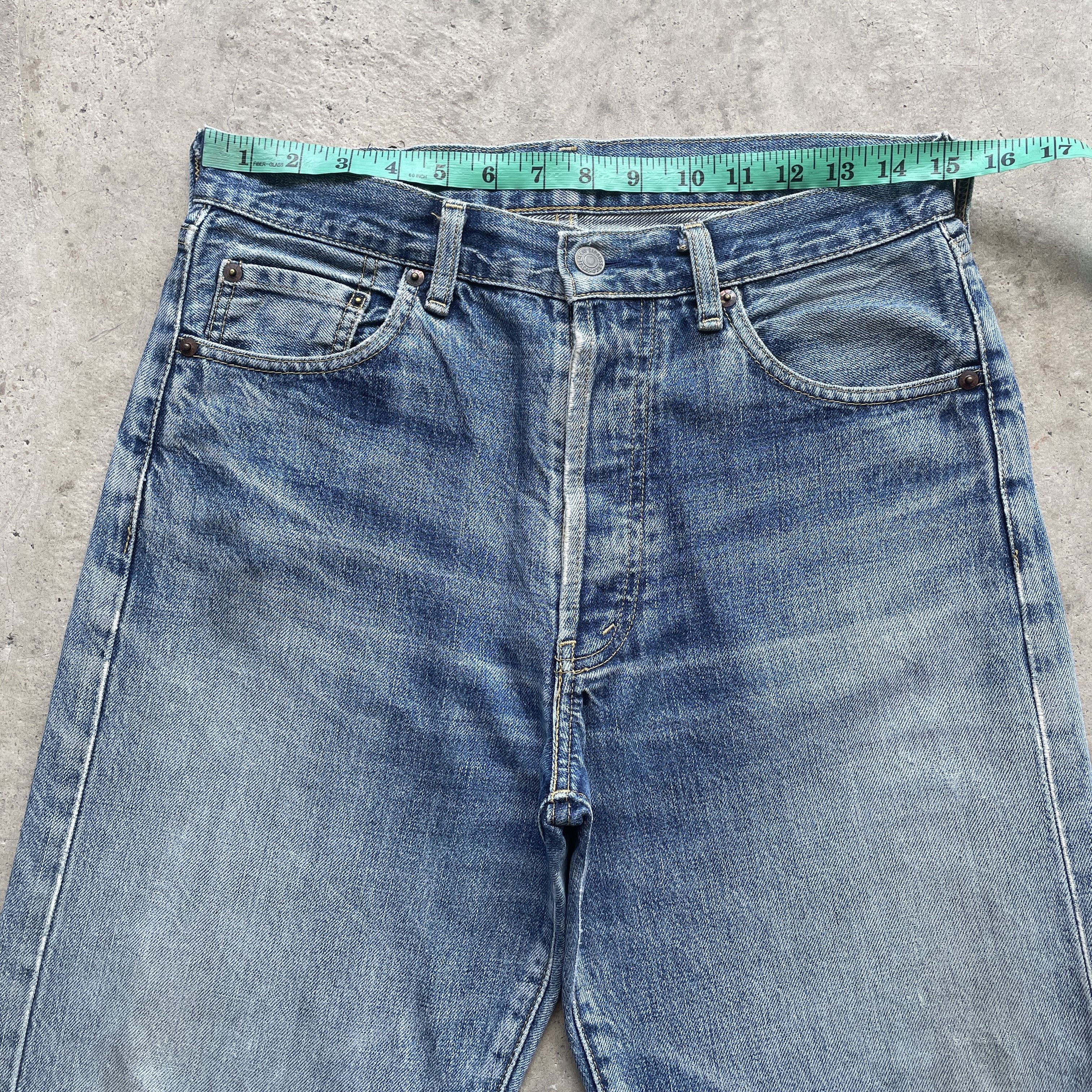 Levi's VINTAGE LEVI’S 503B FADED JEANS REDLINE DISTRESSED PANTS W30 Size US 30 / EU 46 - 5 Thumbnail