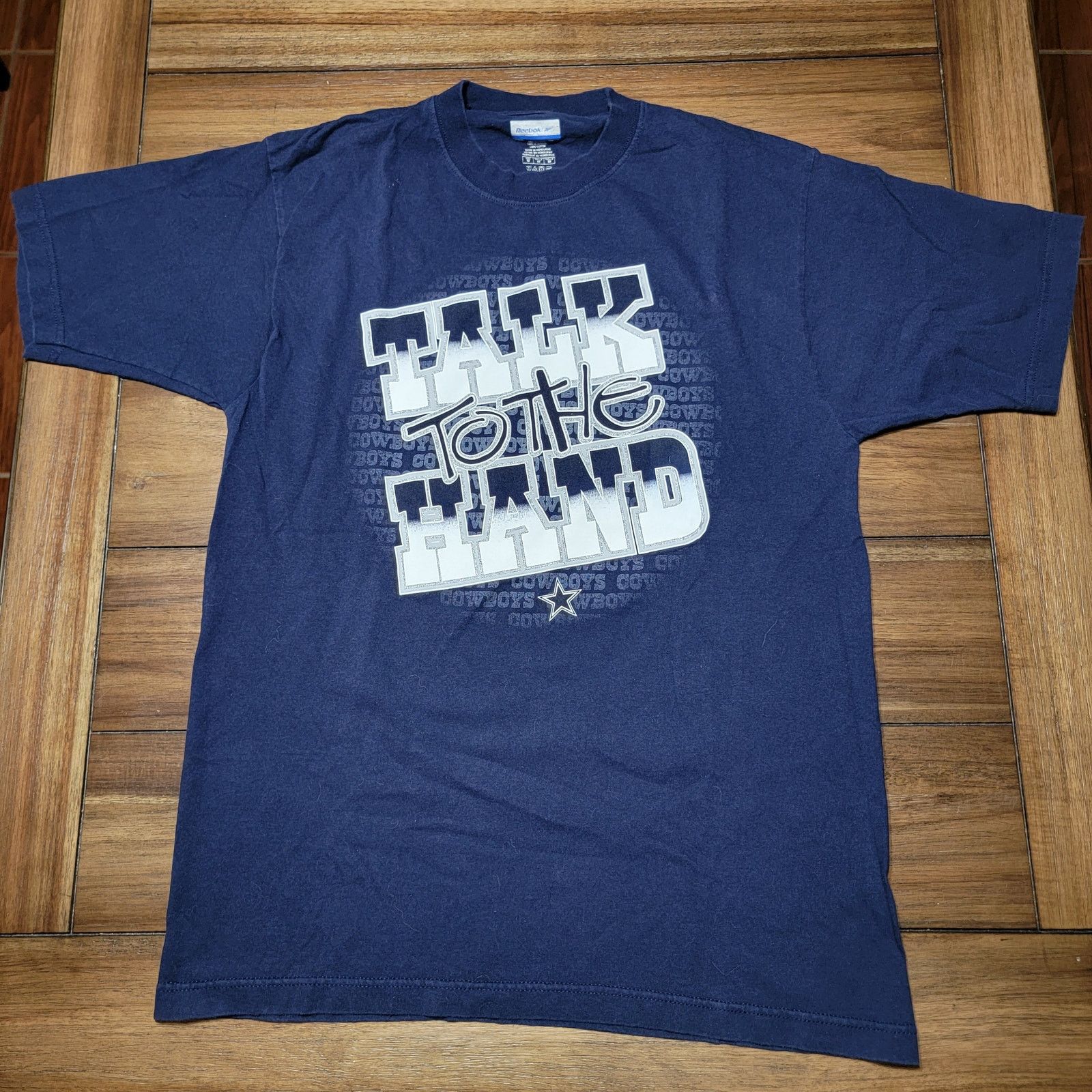 Reebok VTG Reebok Dallas Cowboys Unisex Tee "Talk To The Hand" -Med Size US M / EU 48-50 / 2 - 3 Thumbnail