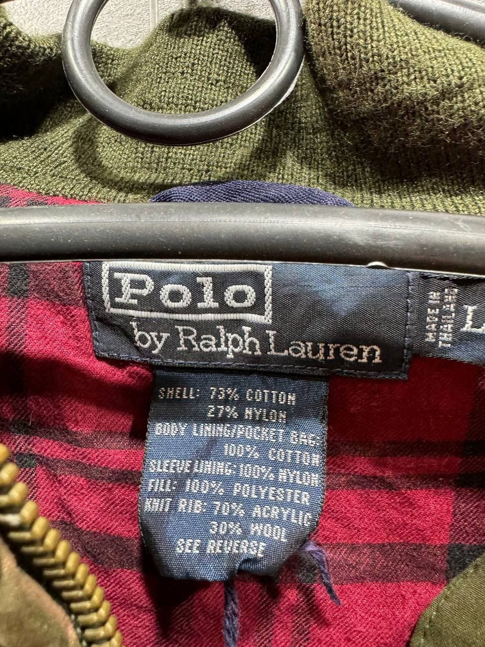 Other Vintage 90s Polo Ralph Lauren Quilted Jacket Puffer Rare Size US L / EU 52-54 / 3 - 9 Thumbnail