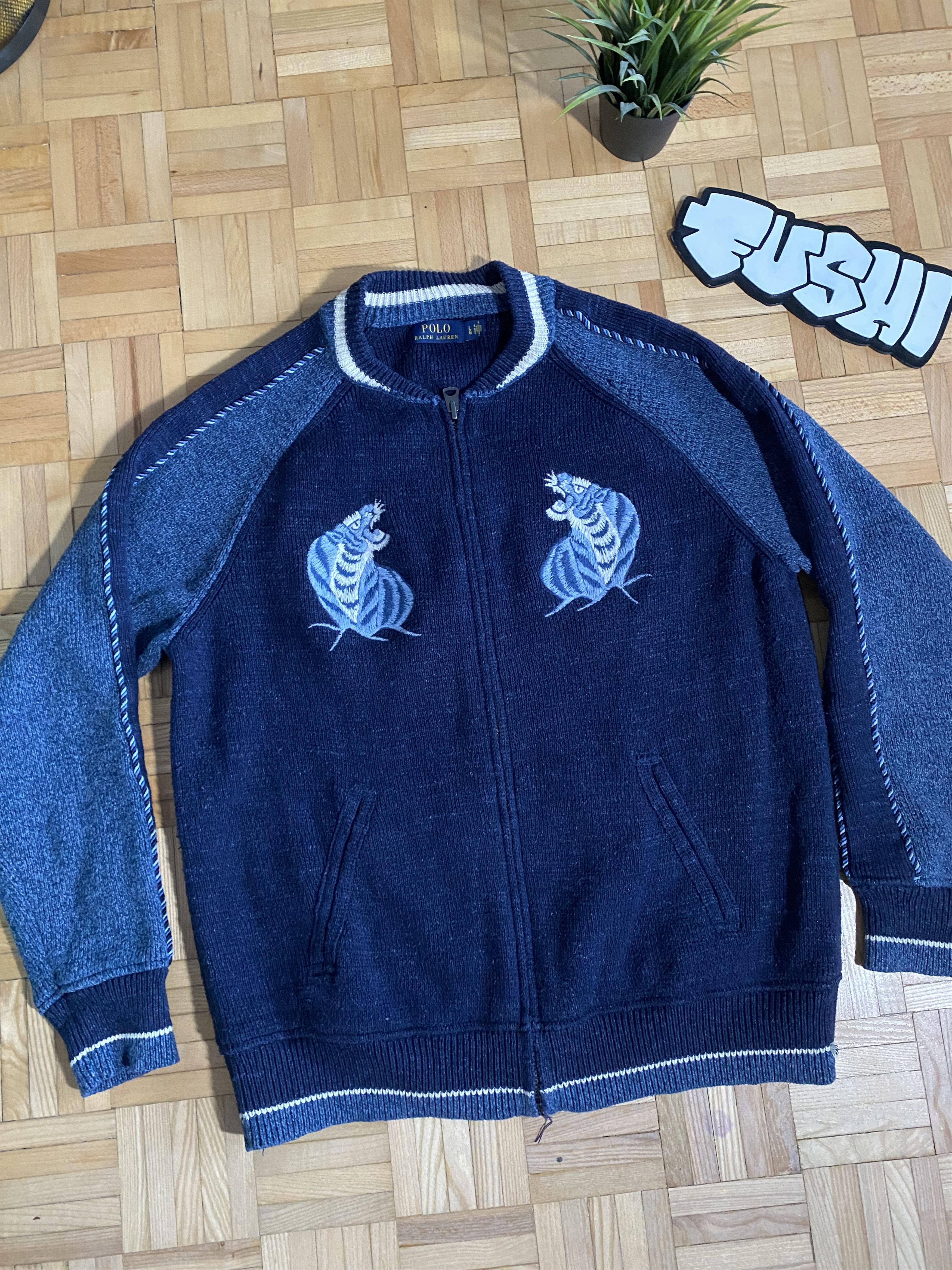 Japanese Brand Polo Ralph Lauren Hawaii sweater cardigan Size US L / EU 52-54 / 3 - 1 Thumbnail